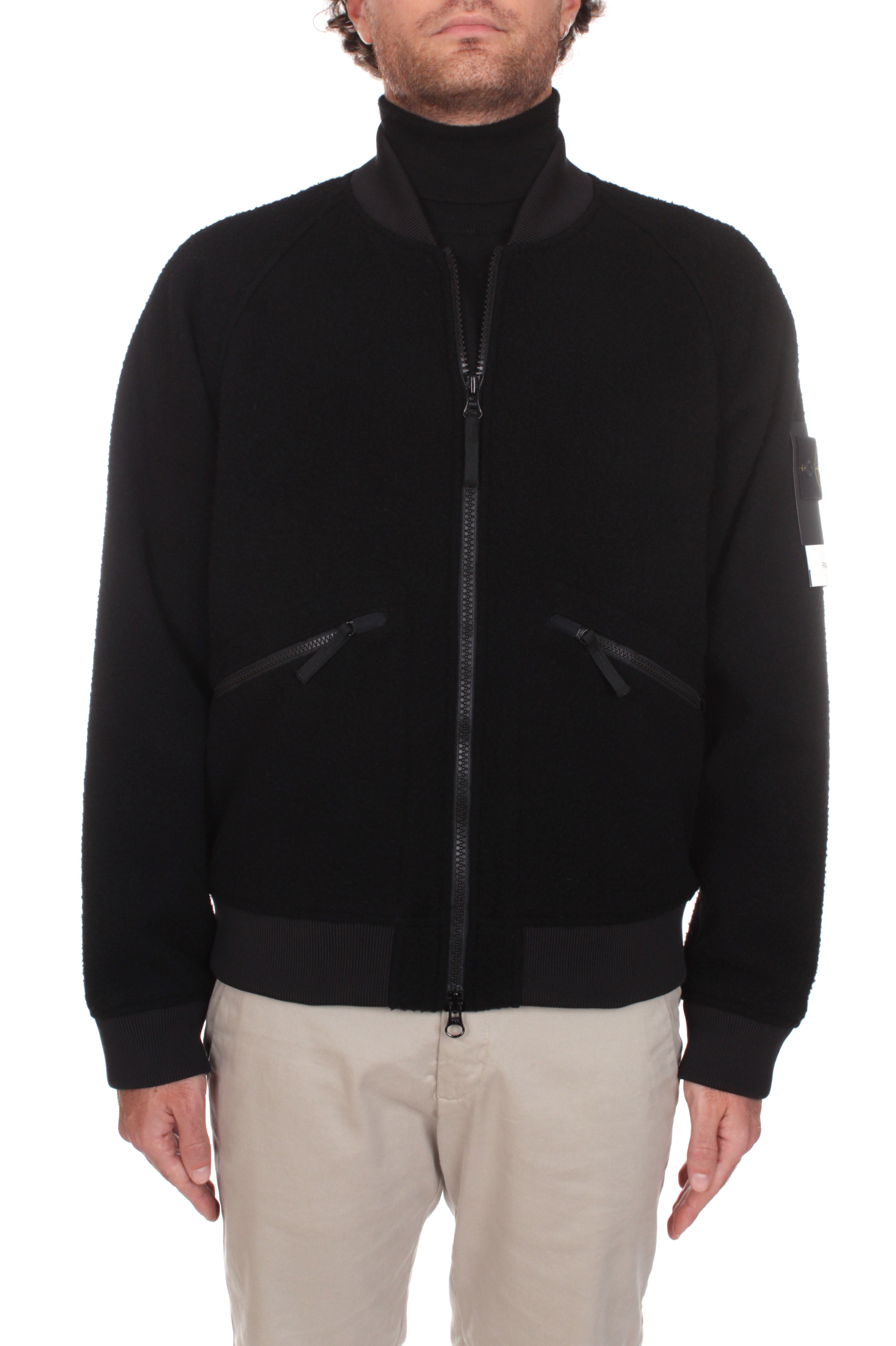 GIACCHE E GIUBBOTTI Nero Stone Island