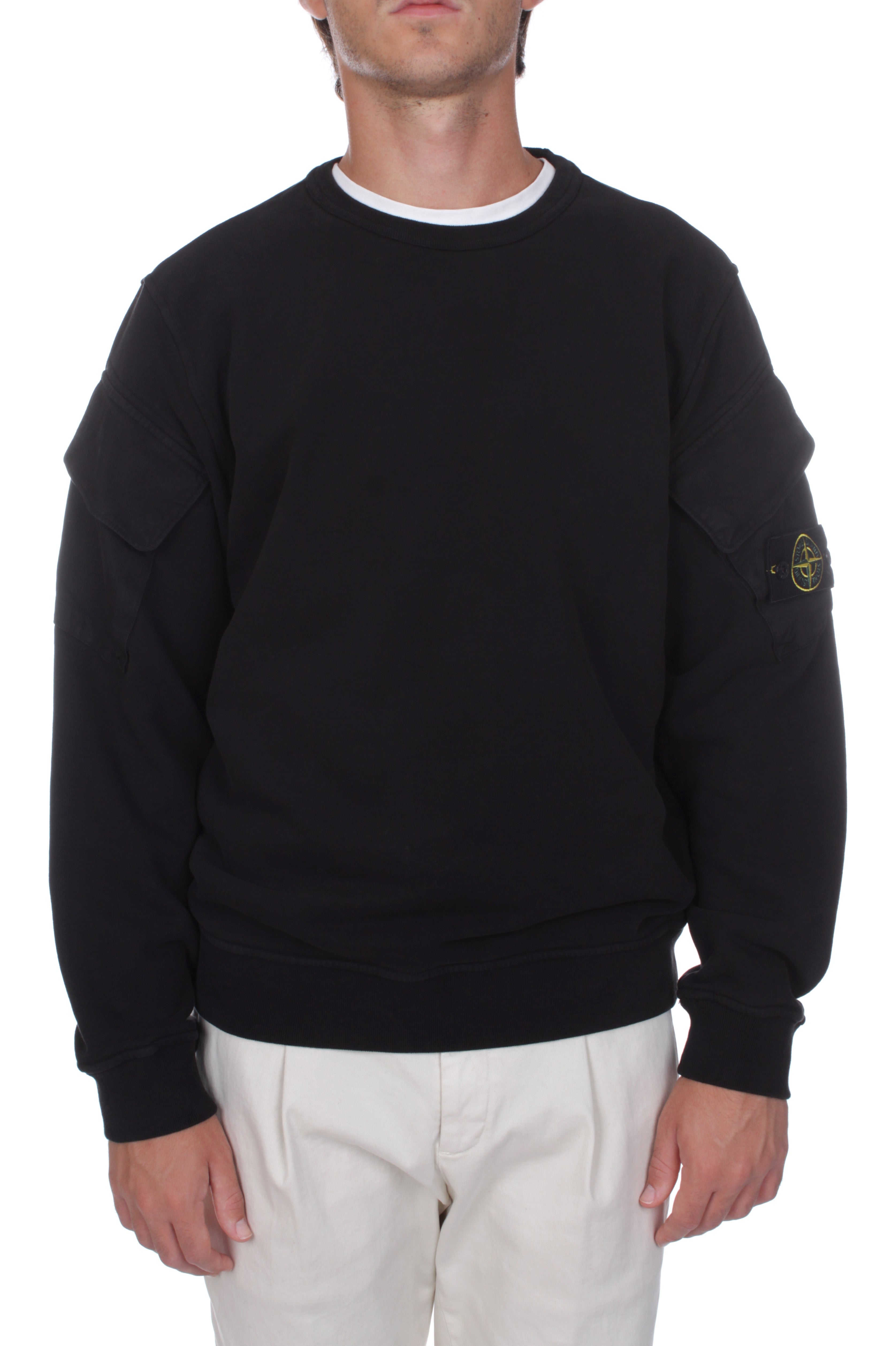FELPE Nero Stone Island