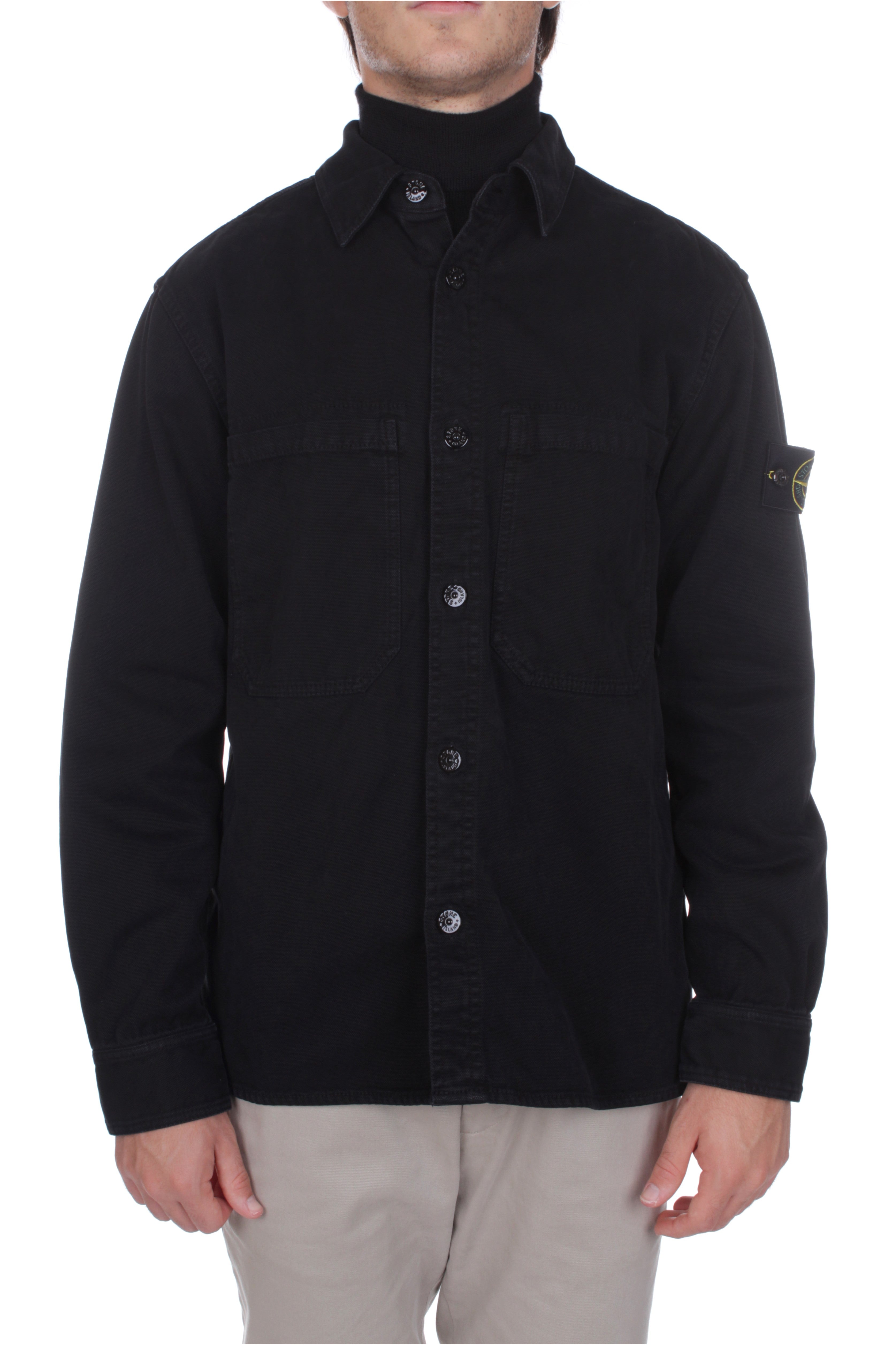 GIACCHE E GIUBBOTTI Nero Stone Island