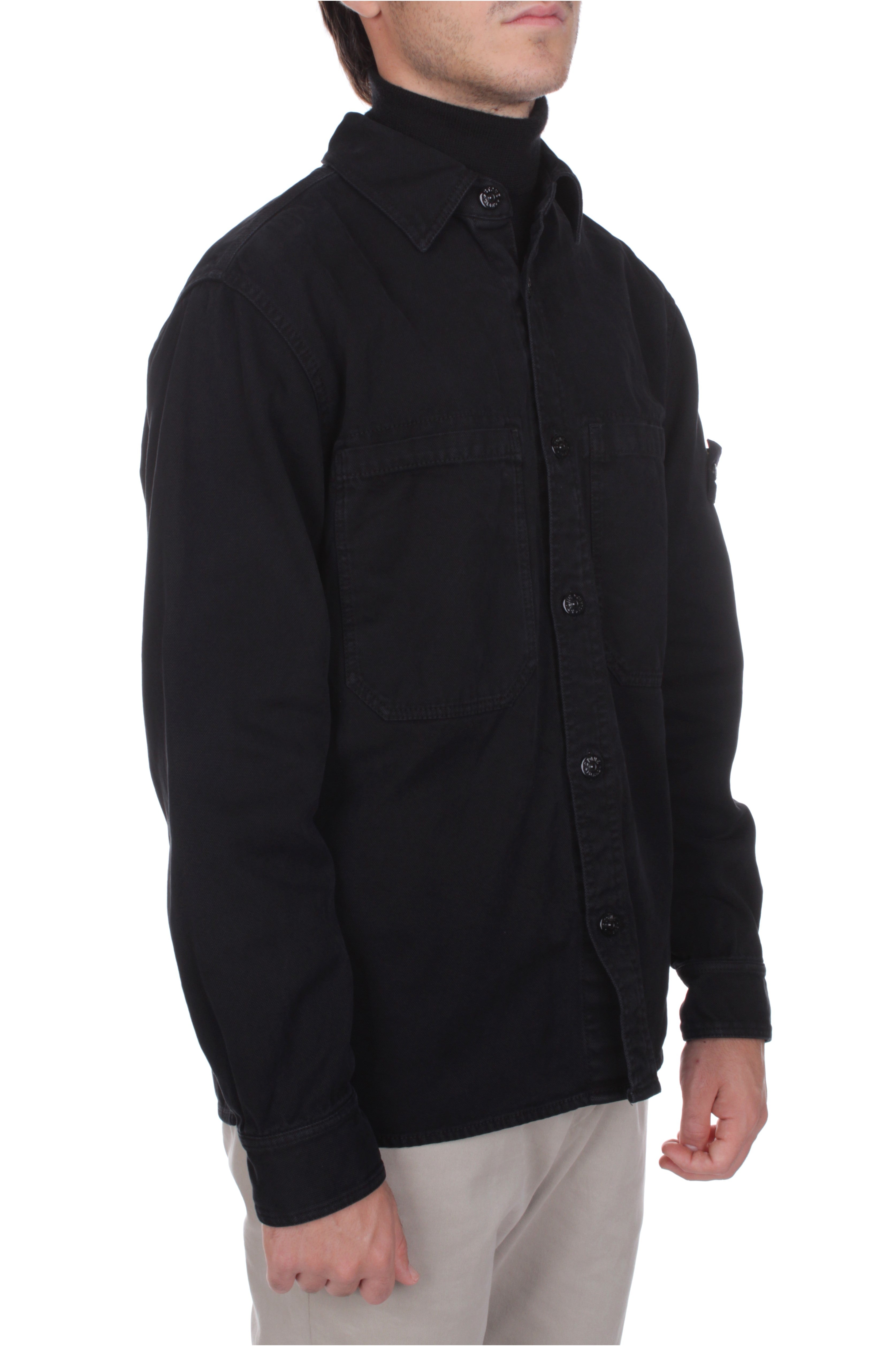 GIACCHE E GIUBBOTTI Nero Stone Island