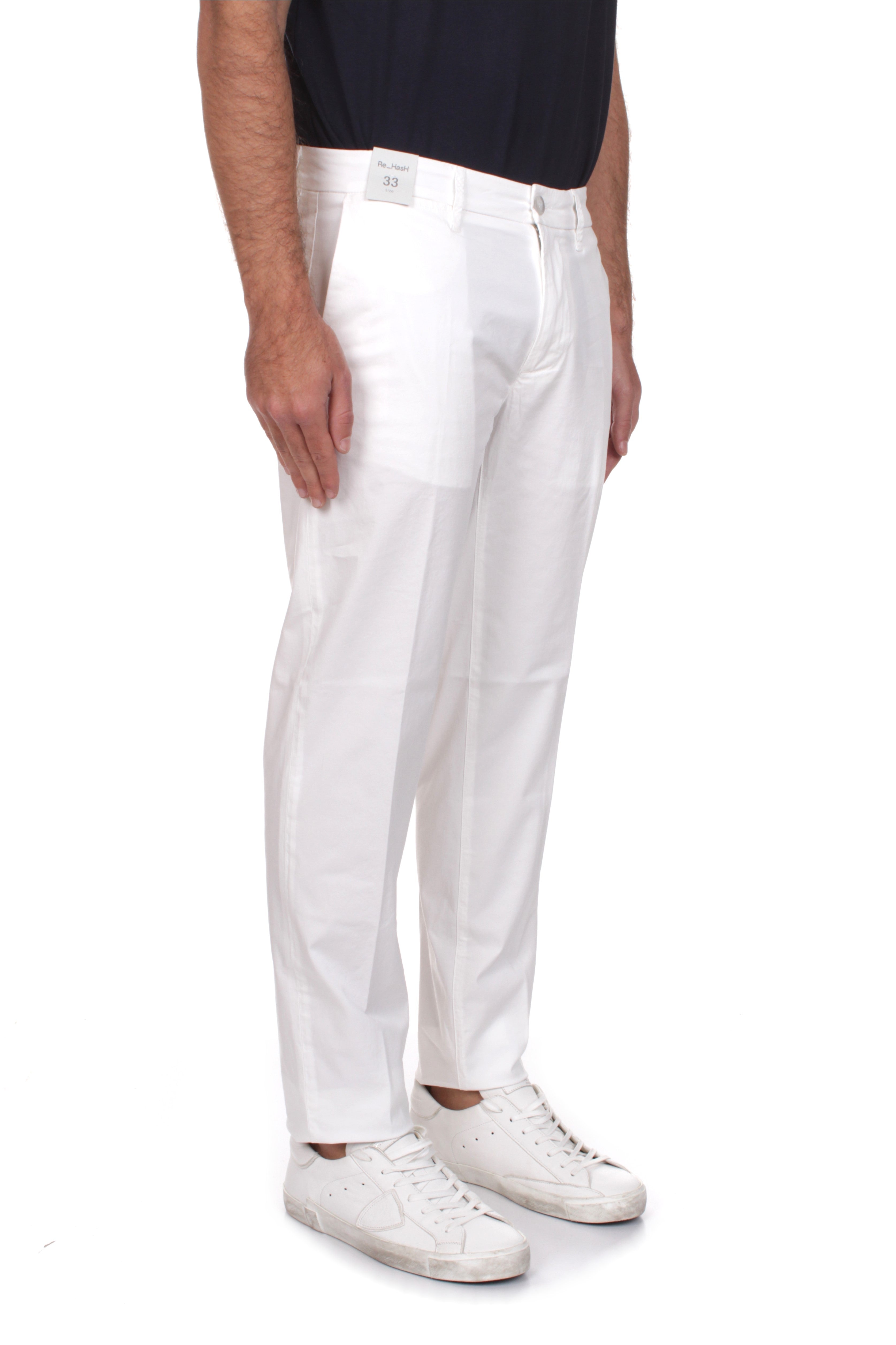 PANTALONI Bianco Re-hash