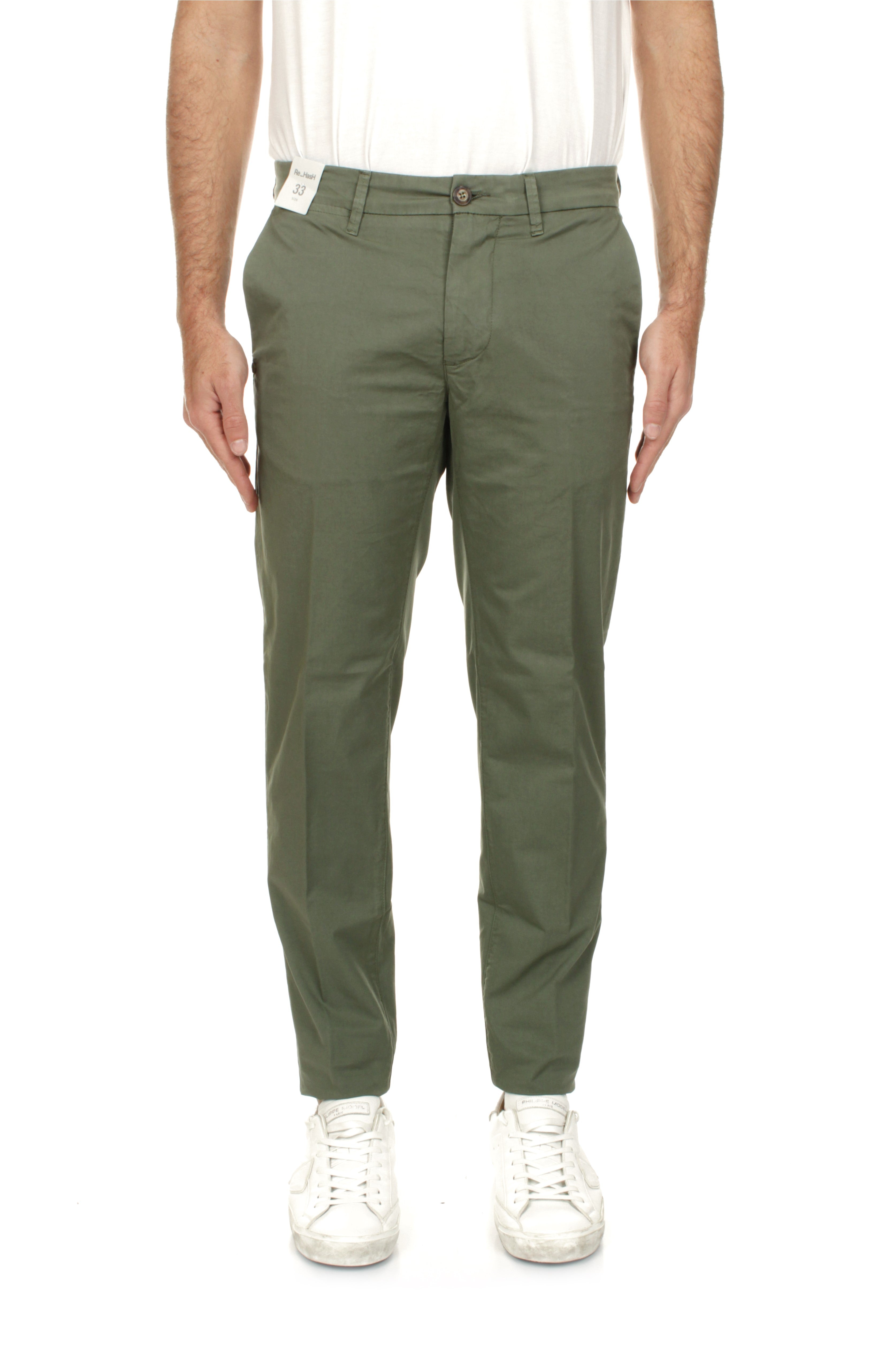 PANTALONI Verde Re-hash