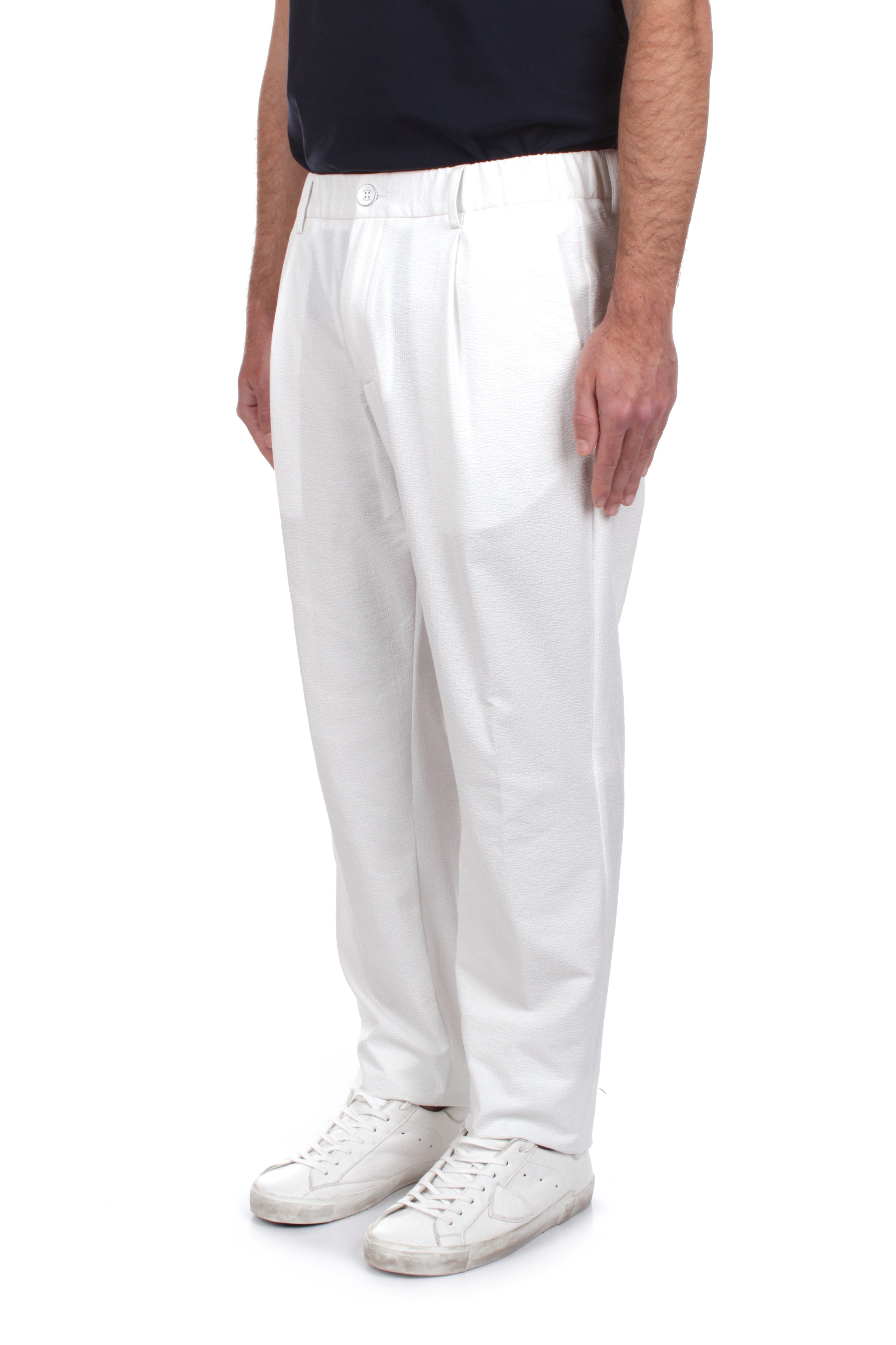 PANTALONI Bianco Herno