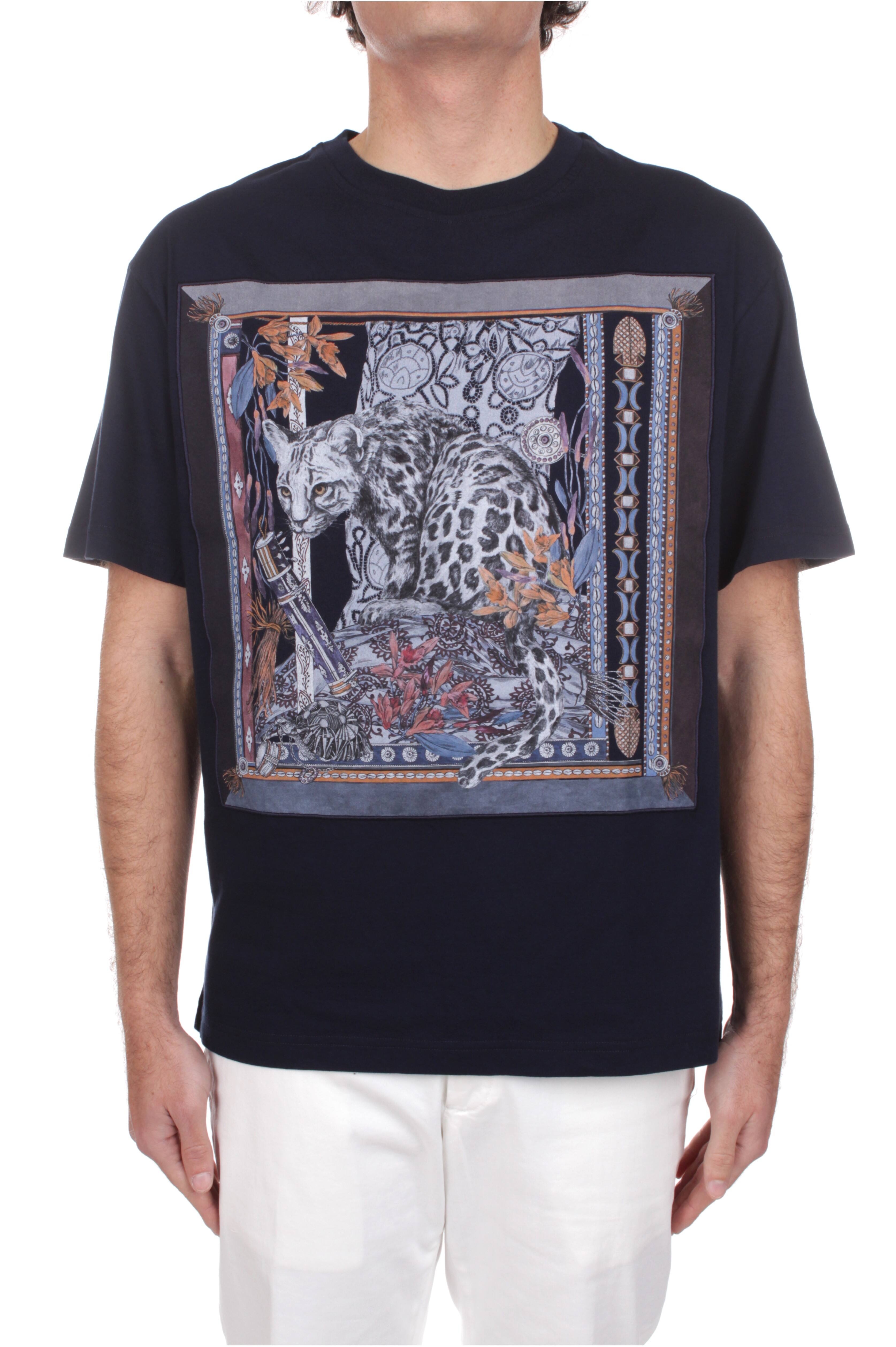 T-SHIRT Blu Etro