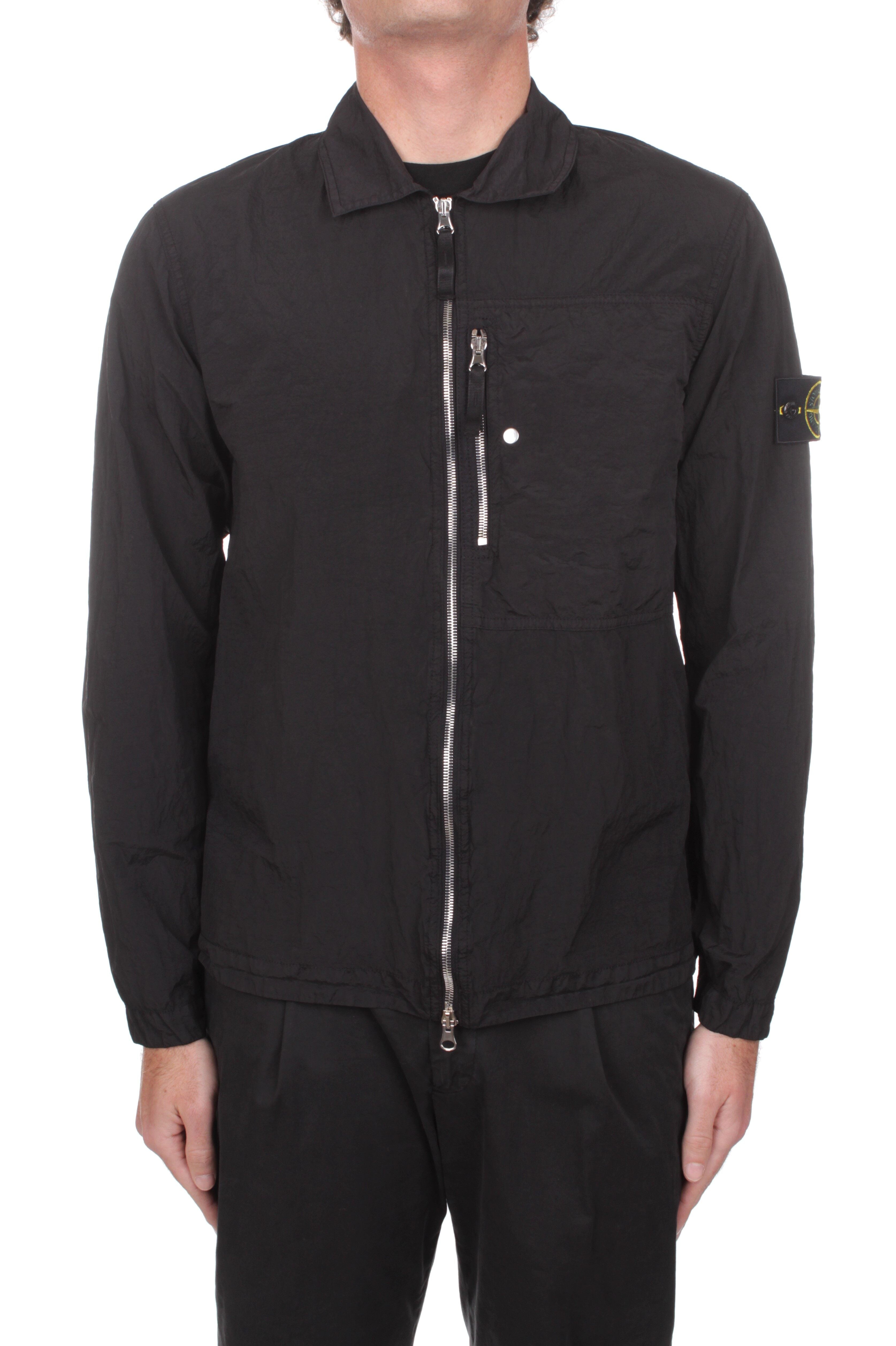 GIACCHE E GIUBBOTTI Nero Stone Island