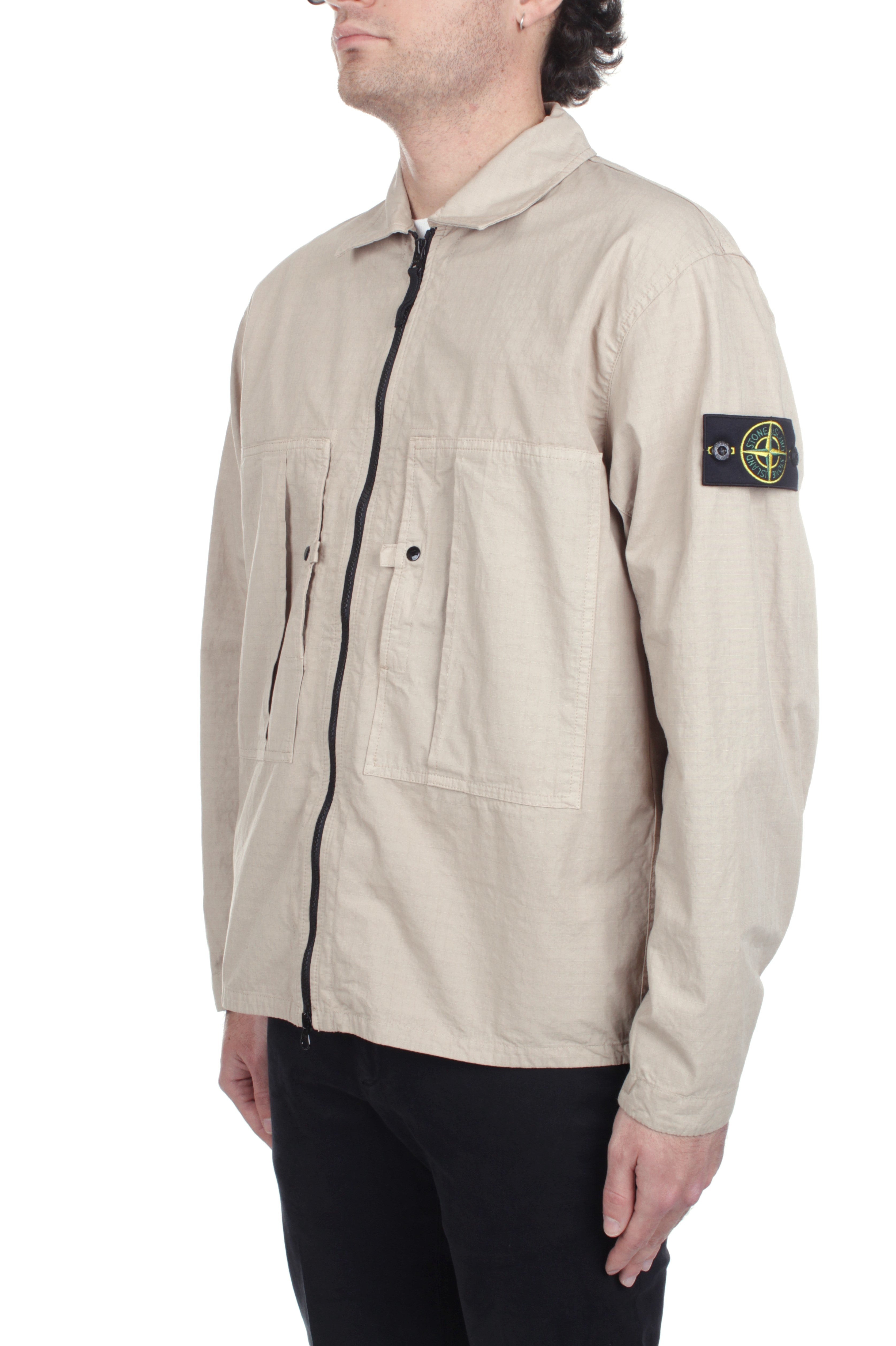 GIACCHE E GIUBBOTTI Beige Stone Island