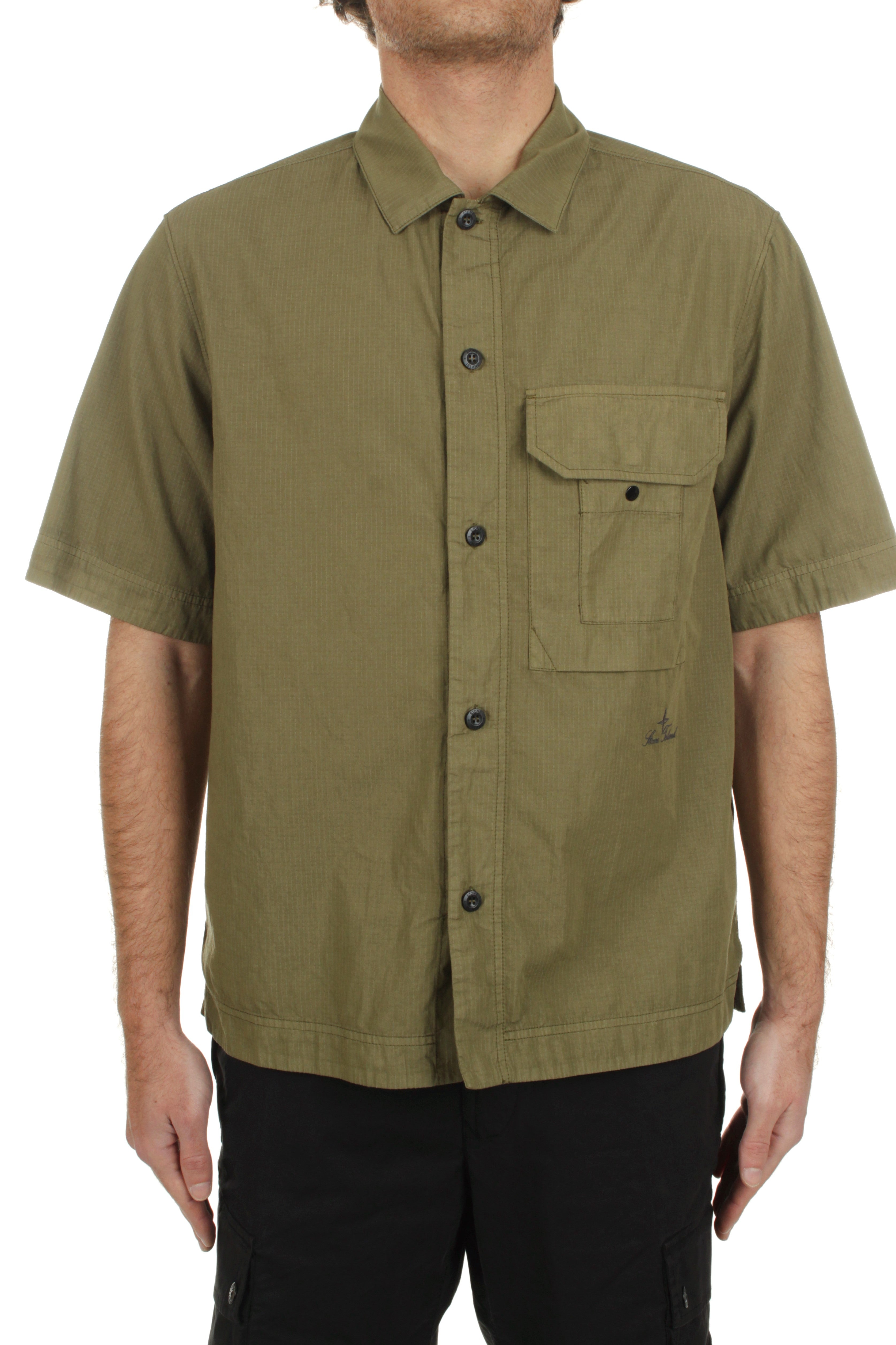 CAMICIE Verde Stone Island