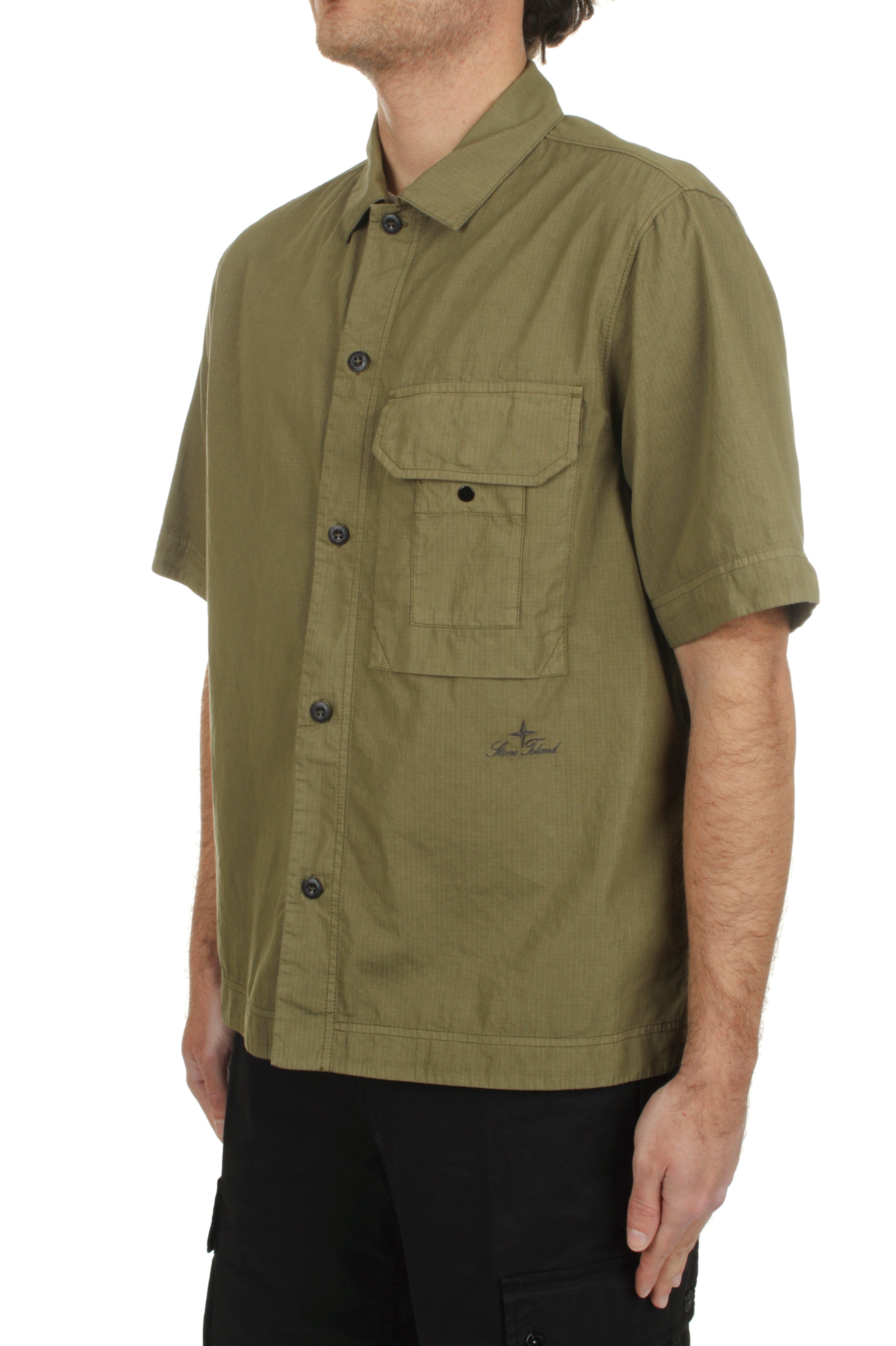 CAMICIE Verde Stone Island