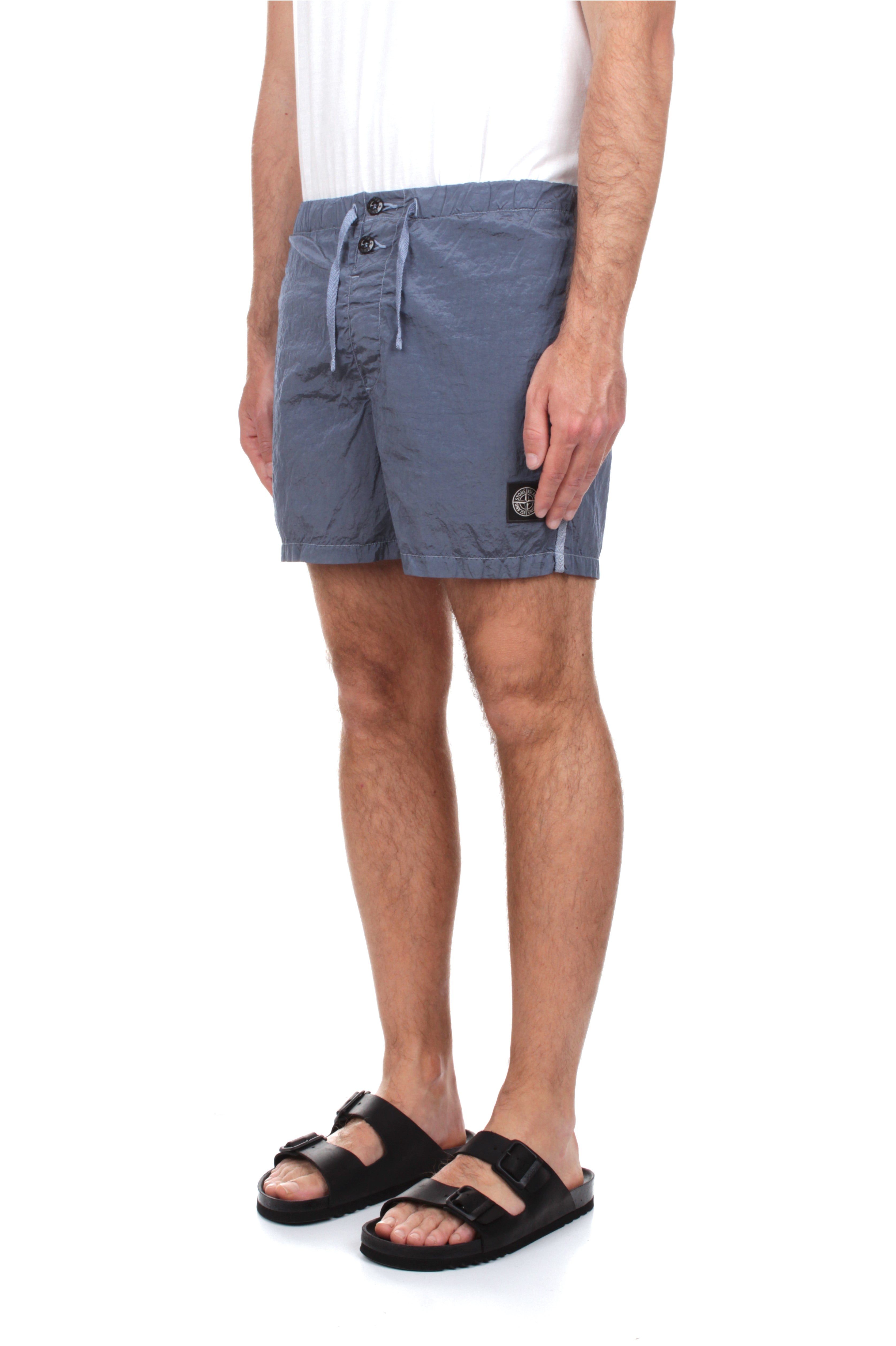 BOXER MARE Blu Stone Island