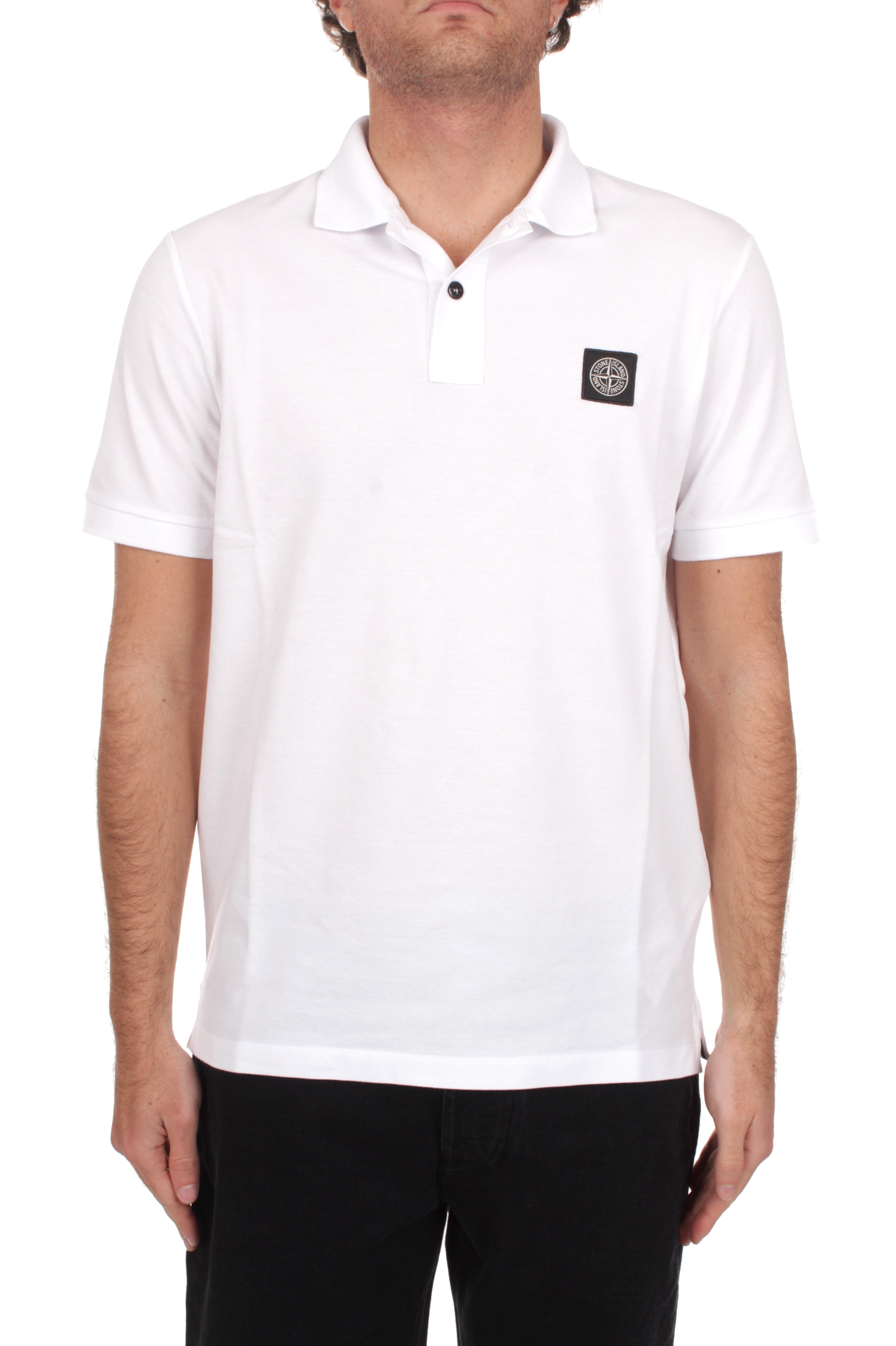 POLO Bianco Stone Island