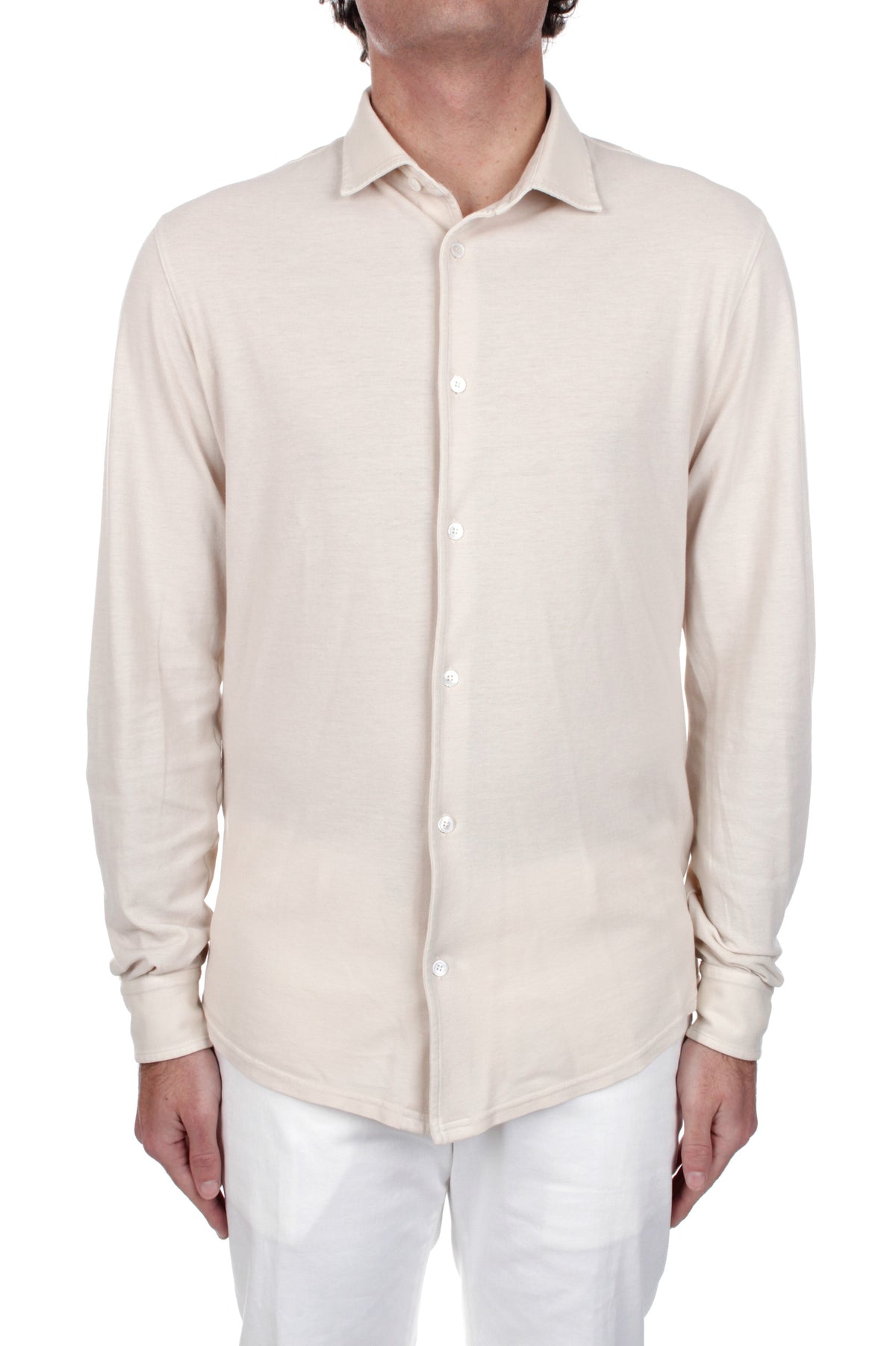 POLO Beige Fedeli Cashmere