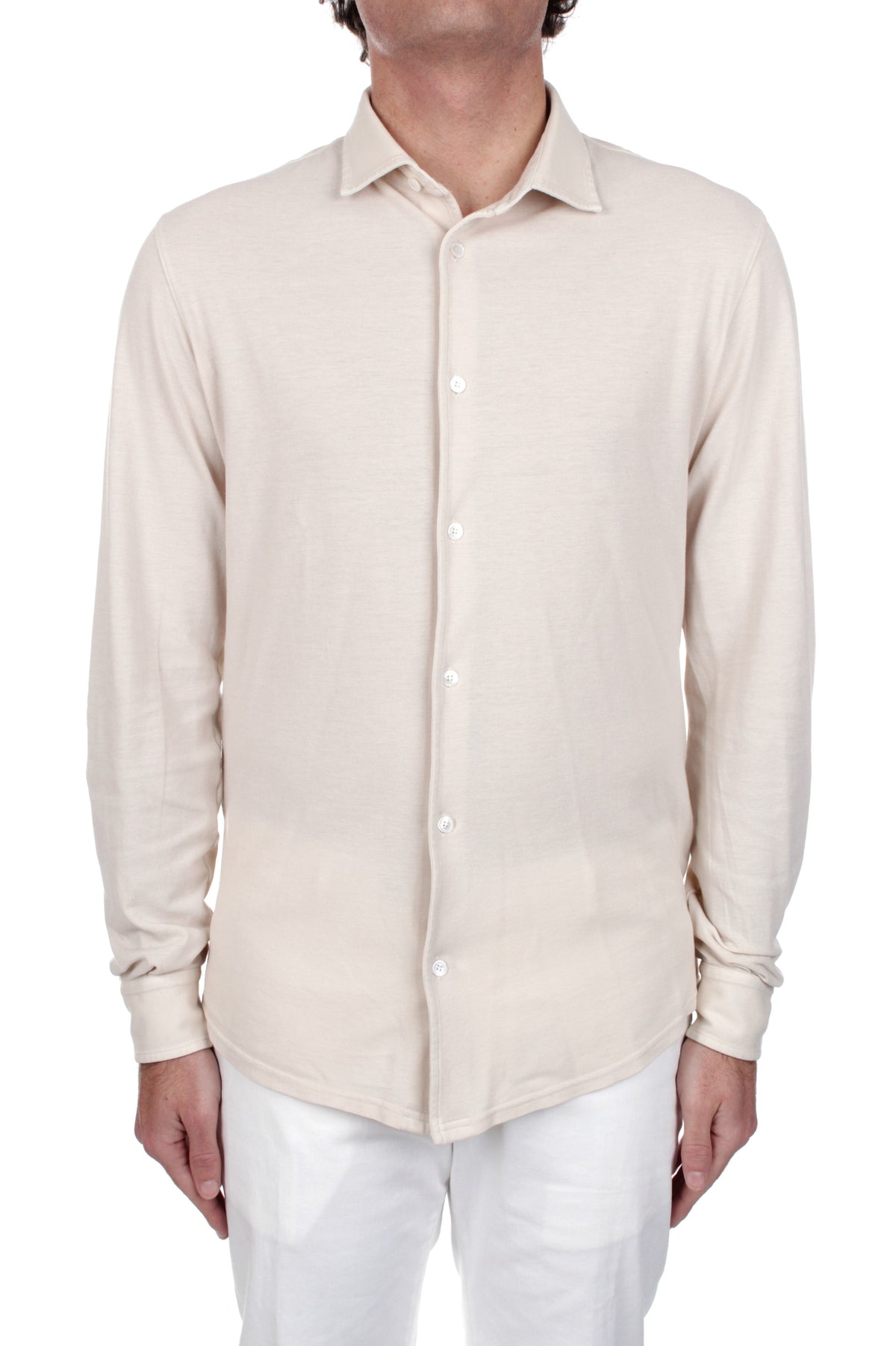 POLO Beige Fedeli Cashmere