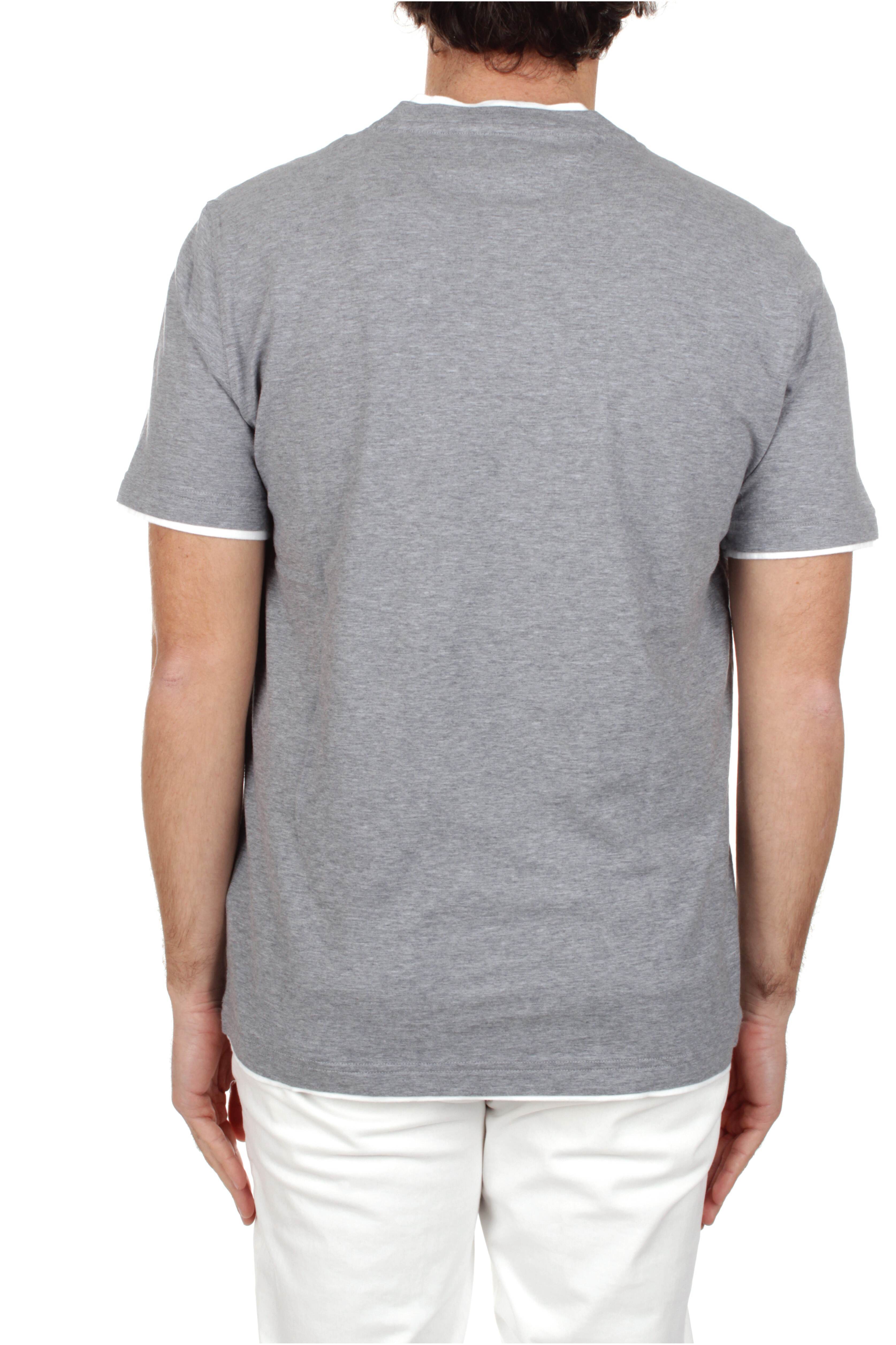T-SHIRT Grigio Fedeli Cashmere