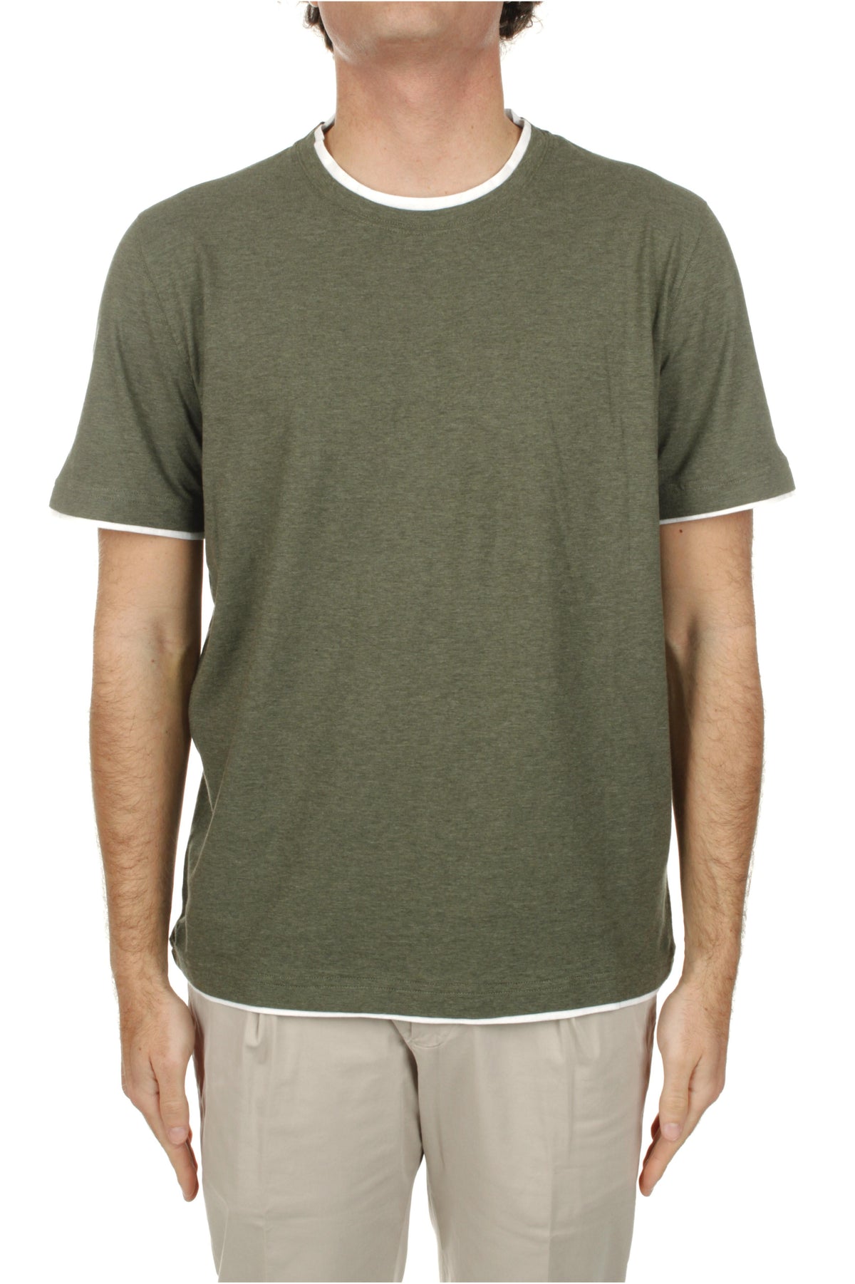 T-SHIRT Verde Fedeli Cashmere