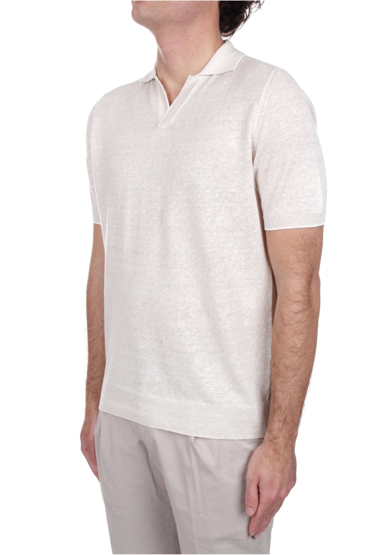 POLO Beige Fedeli Cashmere