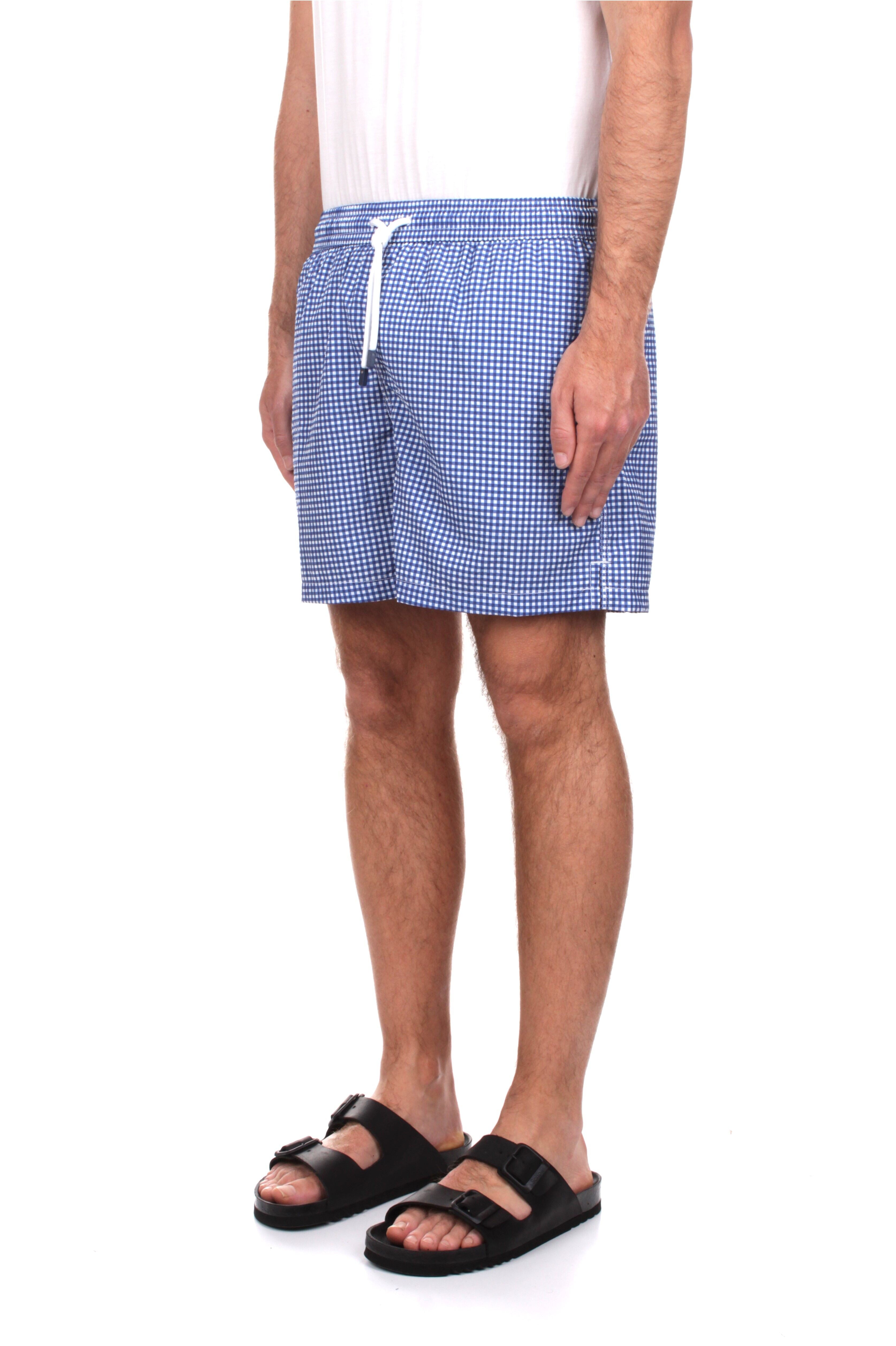 BOXER MARE Blu Fedeli Cashmere