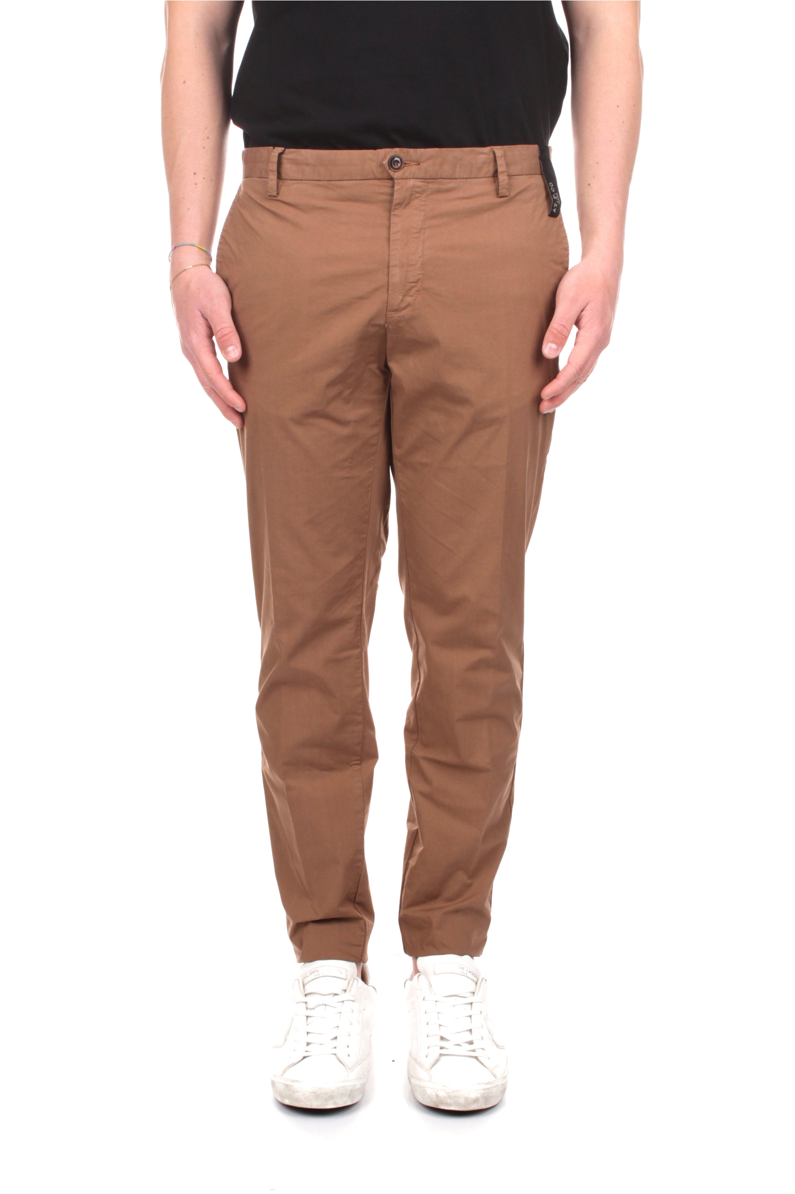 PANTALONI Marrone At.p.co