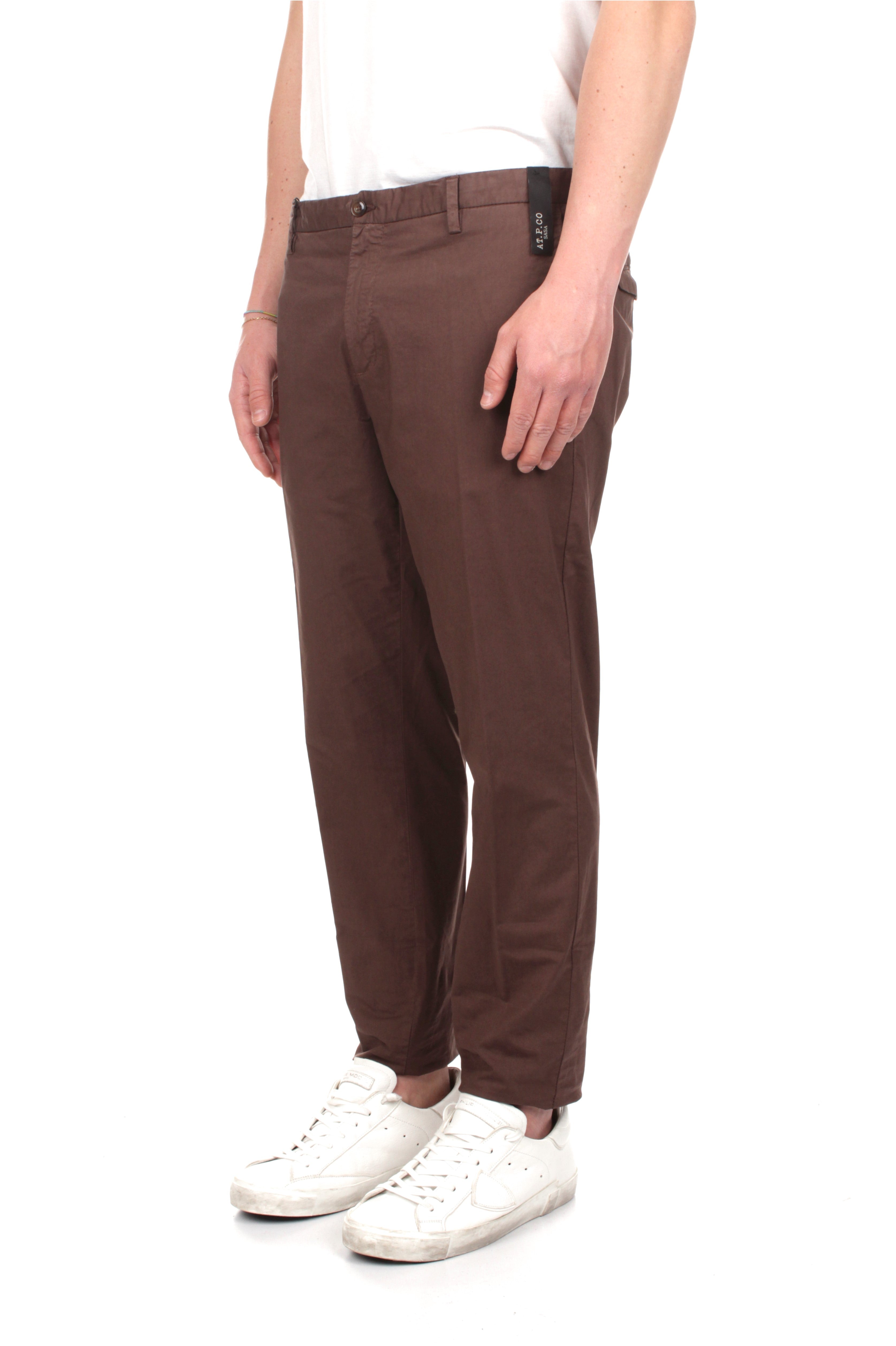 PANTALONI Marrone At.p.co