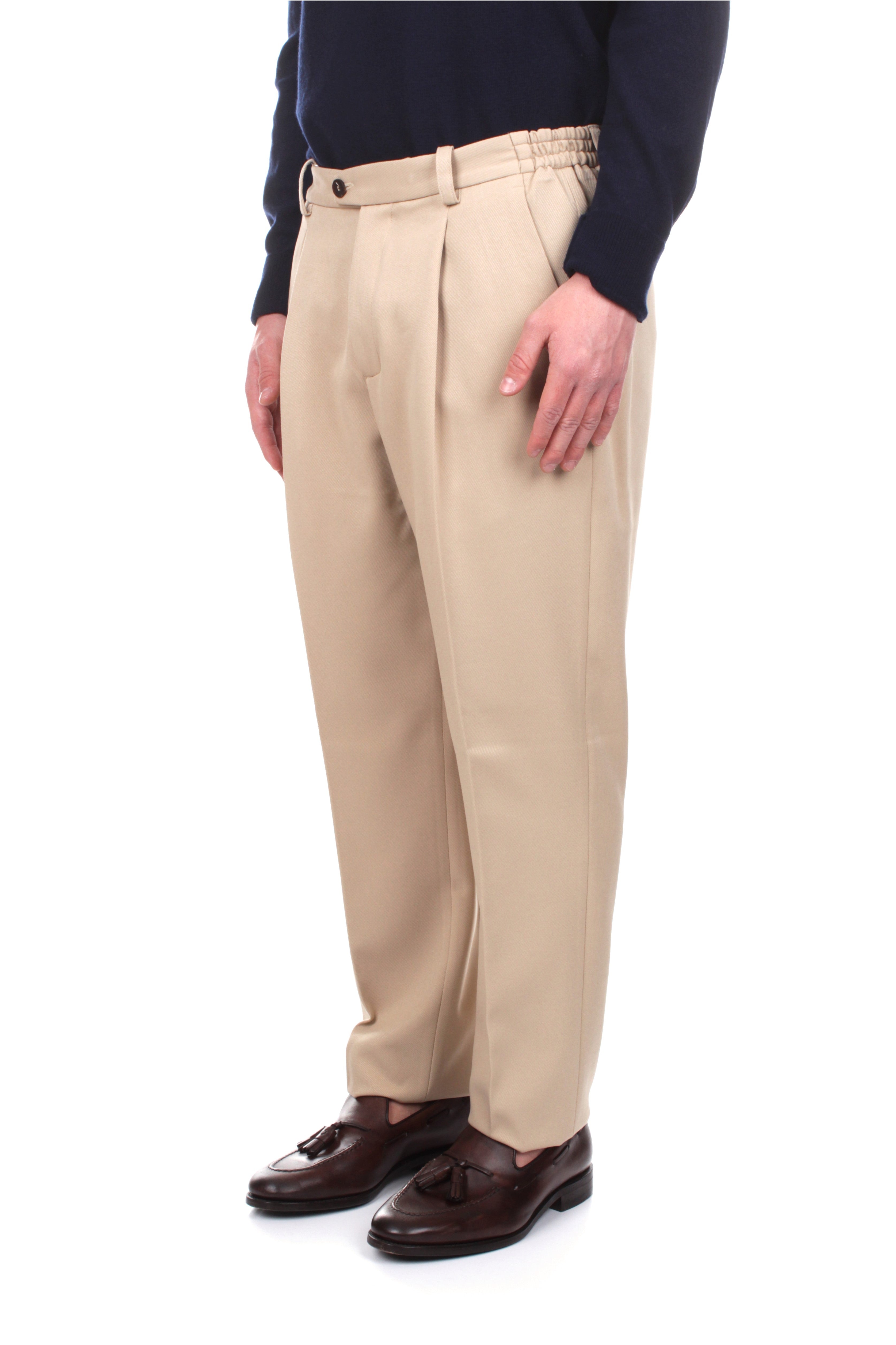 PANTALONI Beige Devore' Incipit