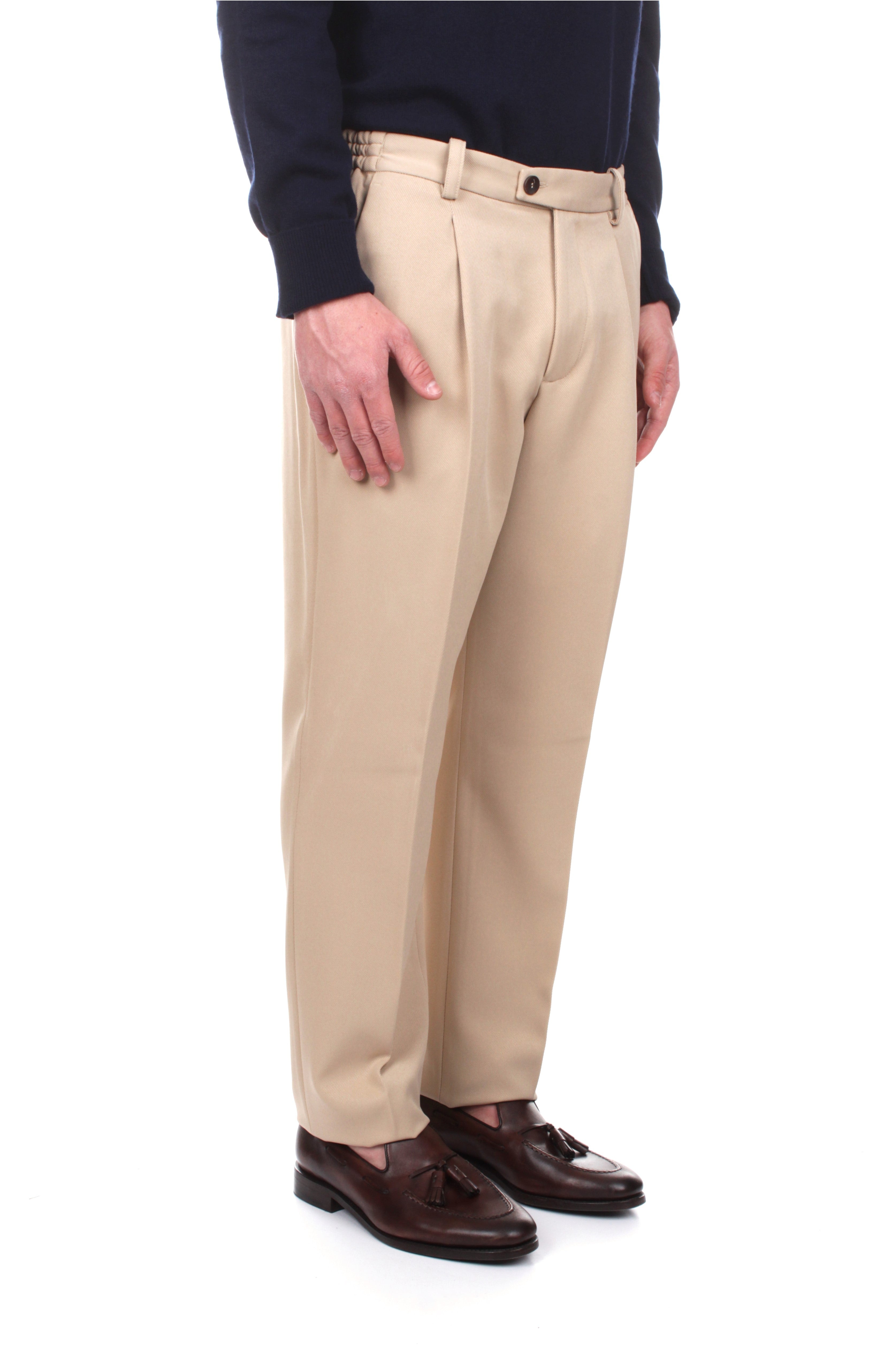 PANTALONI Beige Devore' Incipit
