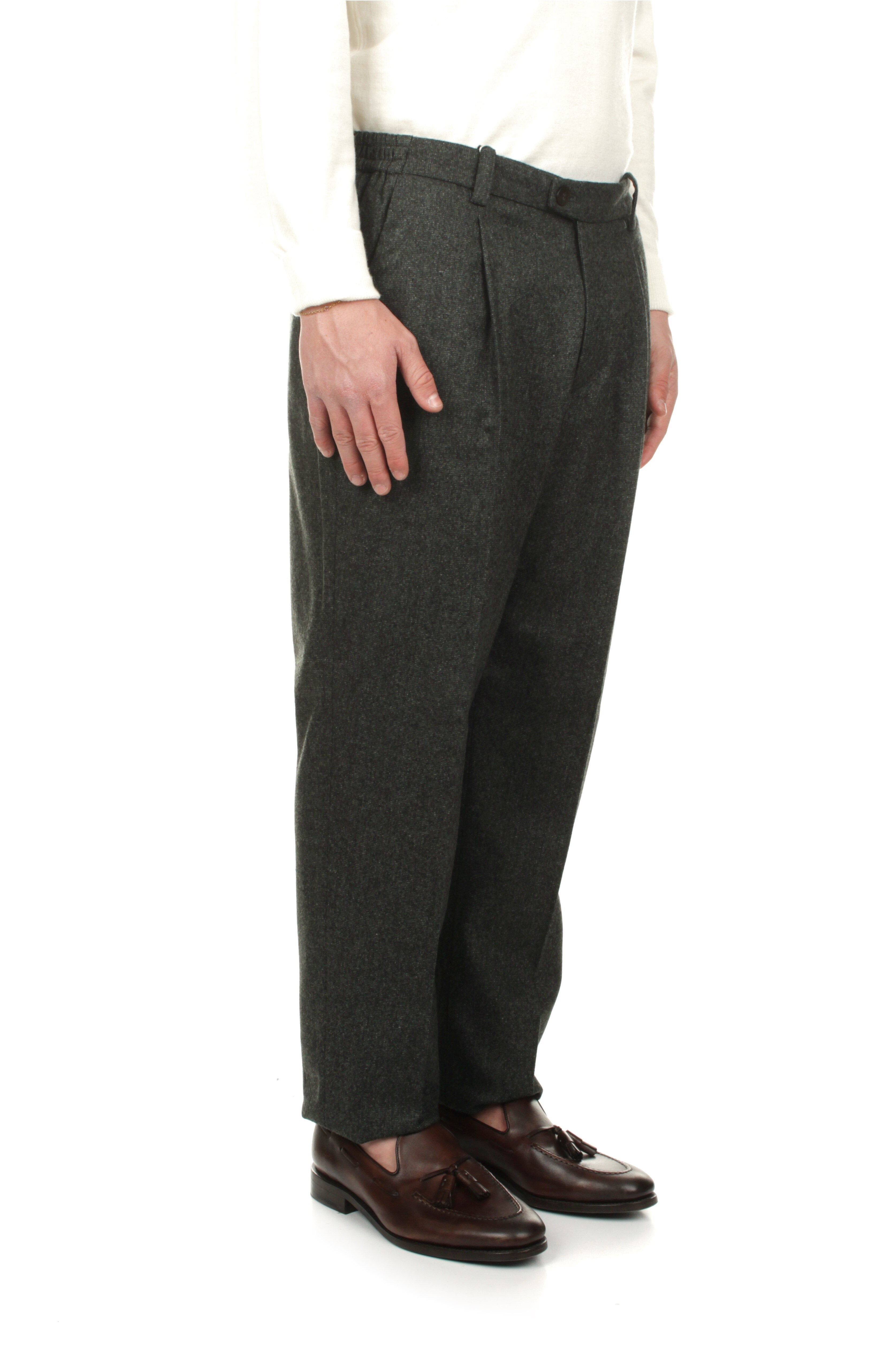 PANTALONI Verde Devore' Incipit