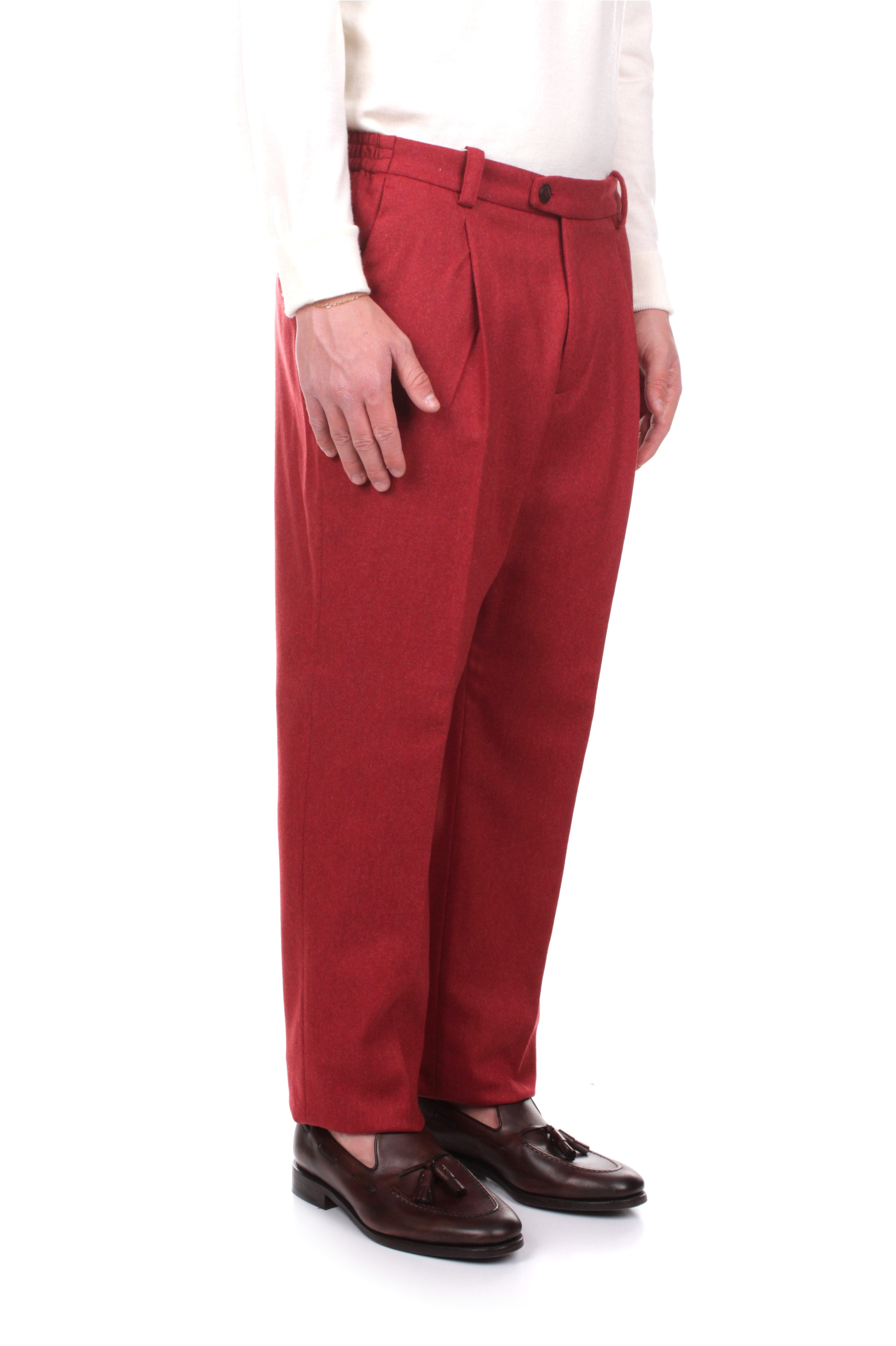 PANTALONI Rosso Devore' Incipit