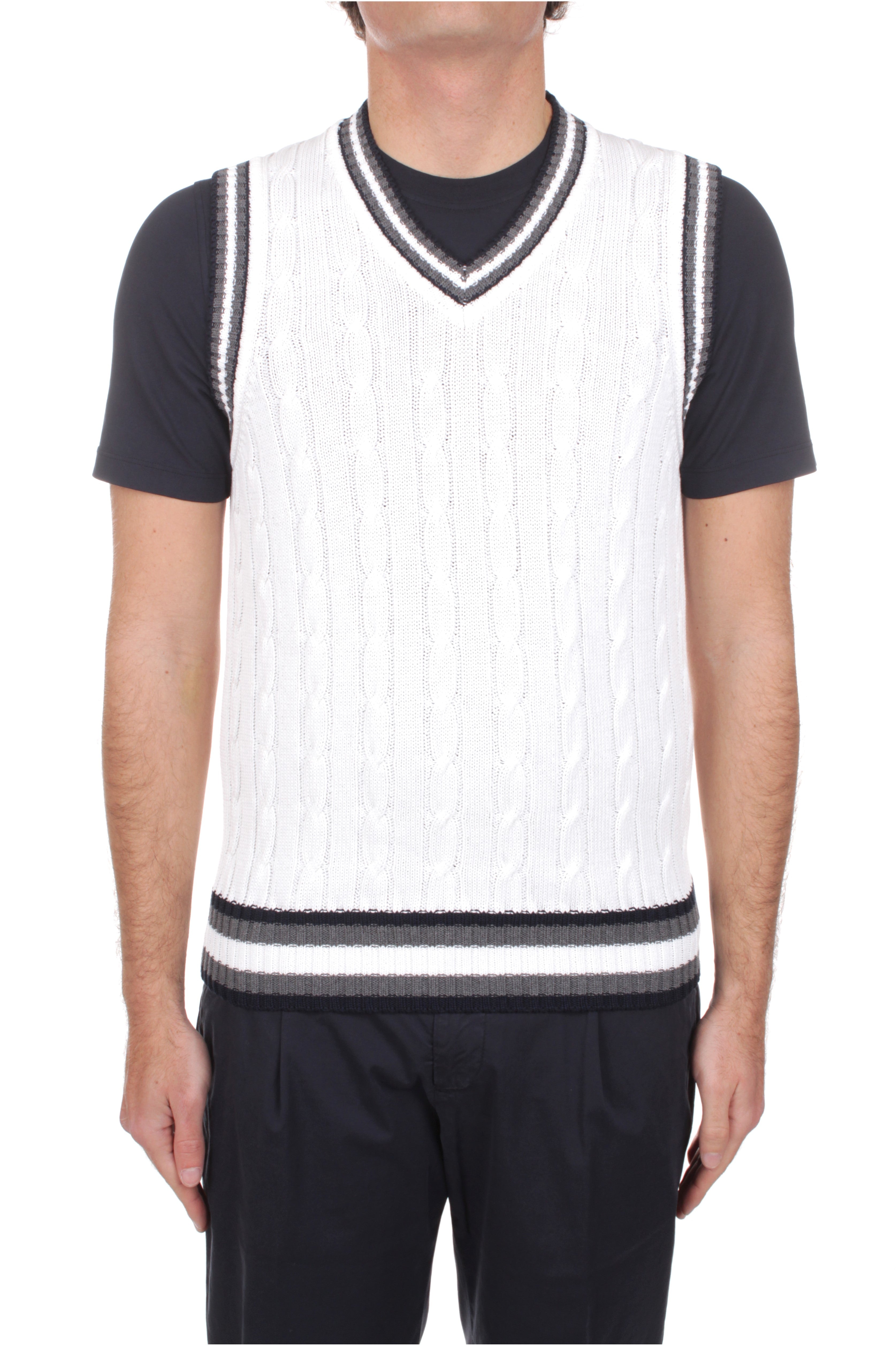 GILET Bianco Mcgeorge