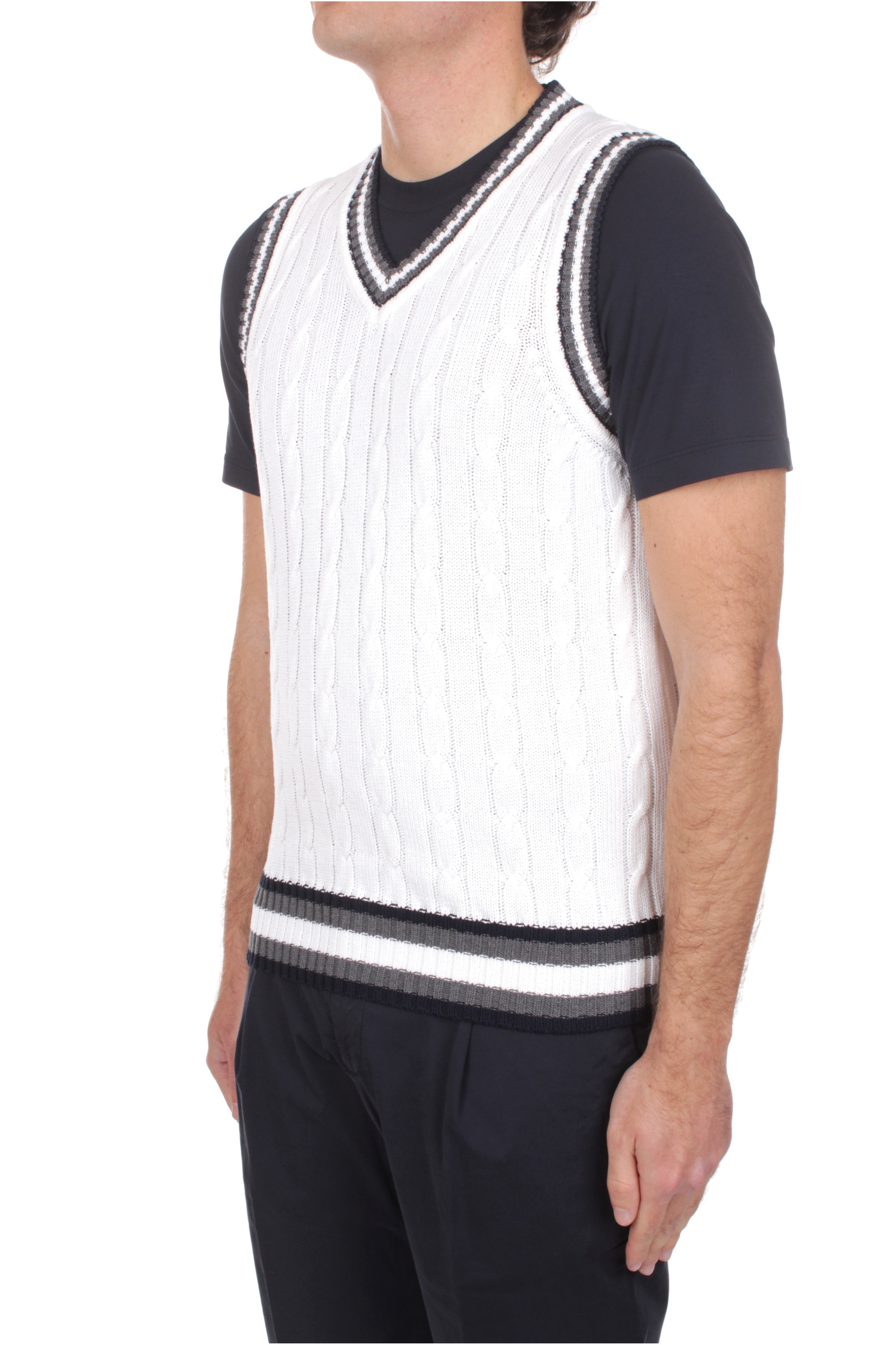 GILET Bianco Mcgeorge