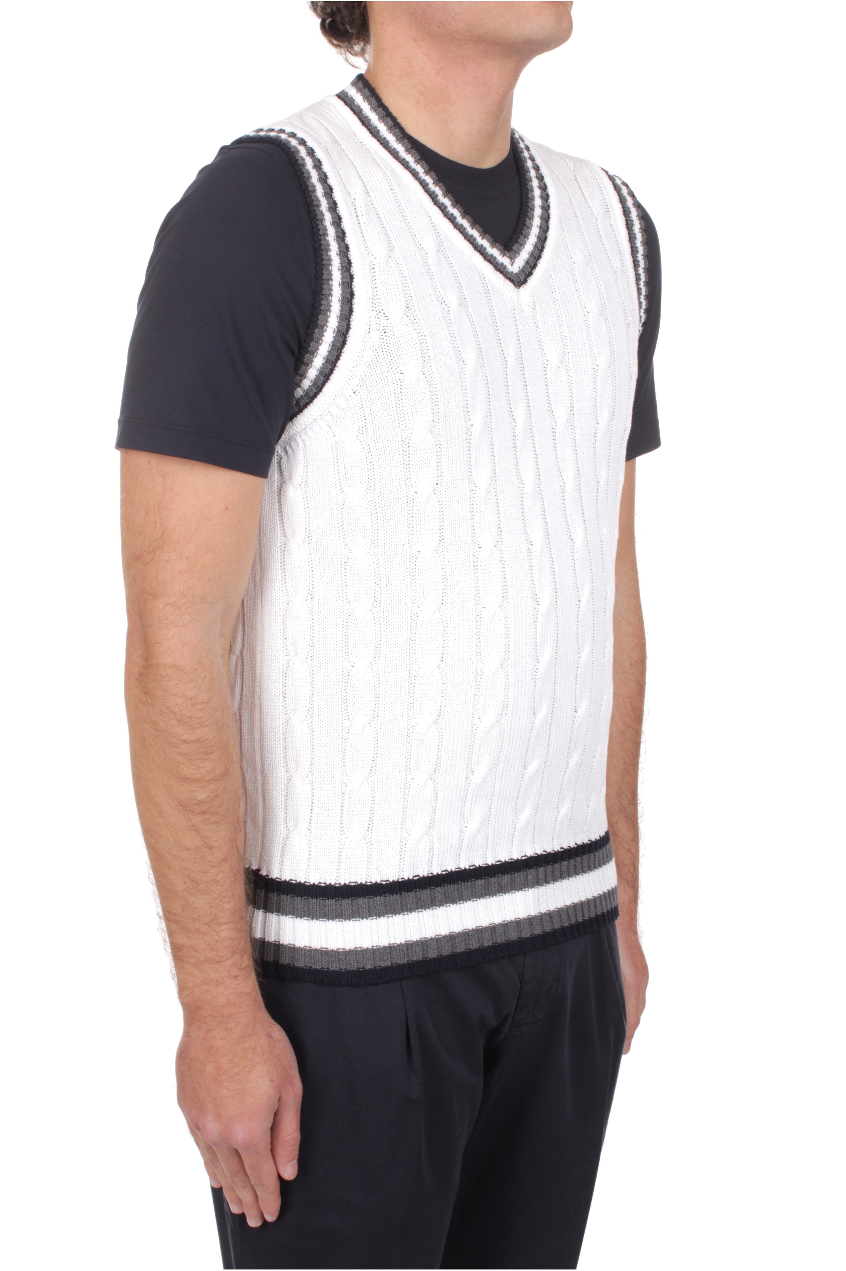 GILET Bianco Mcgeorge