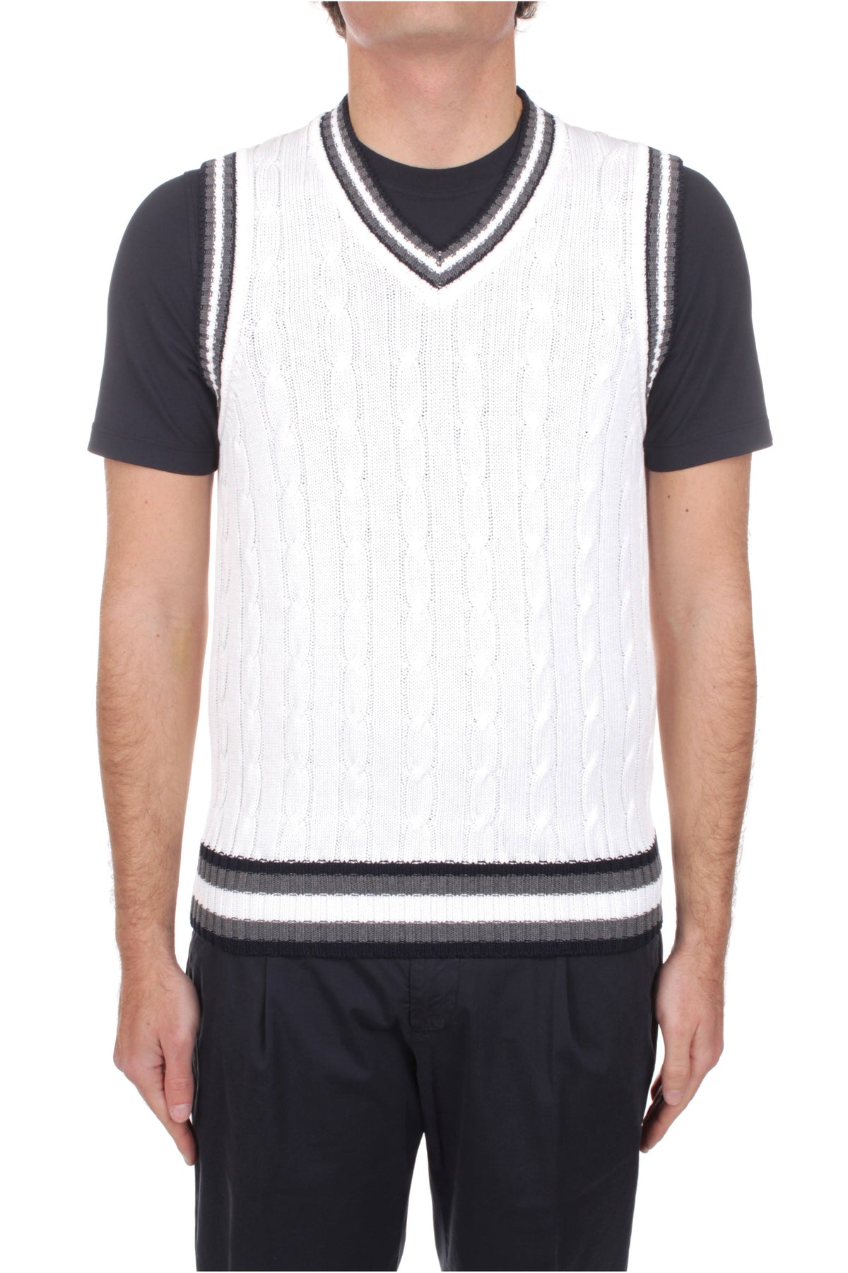 GILET Bianco Mcgeorge