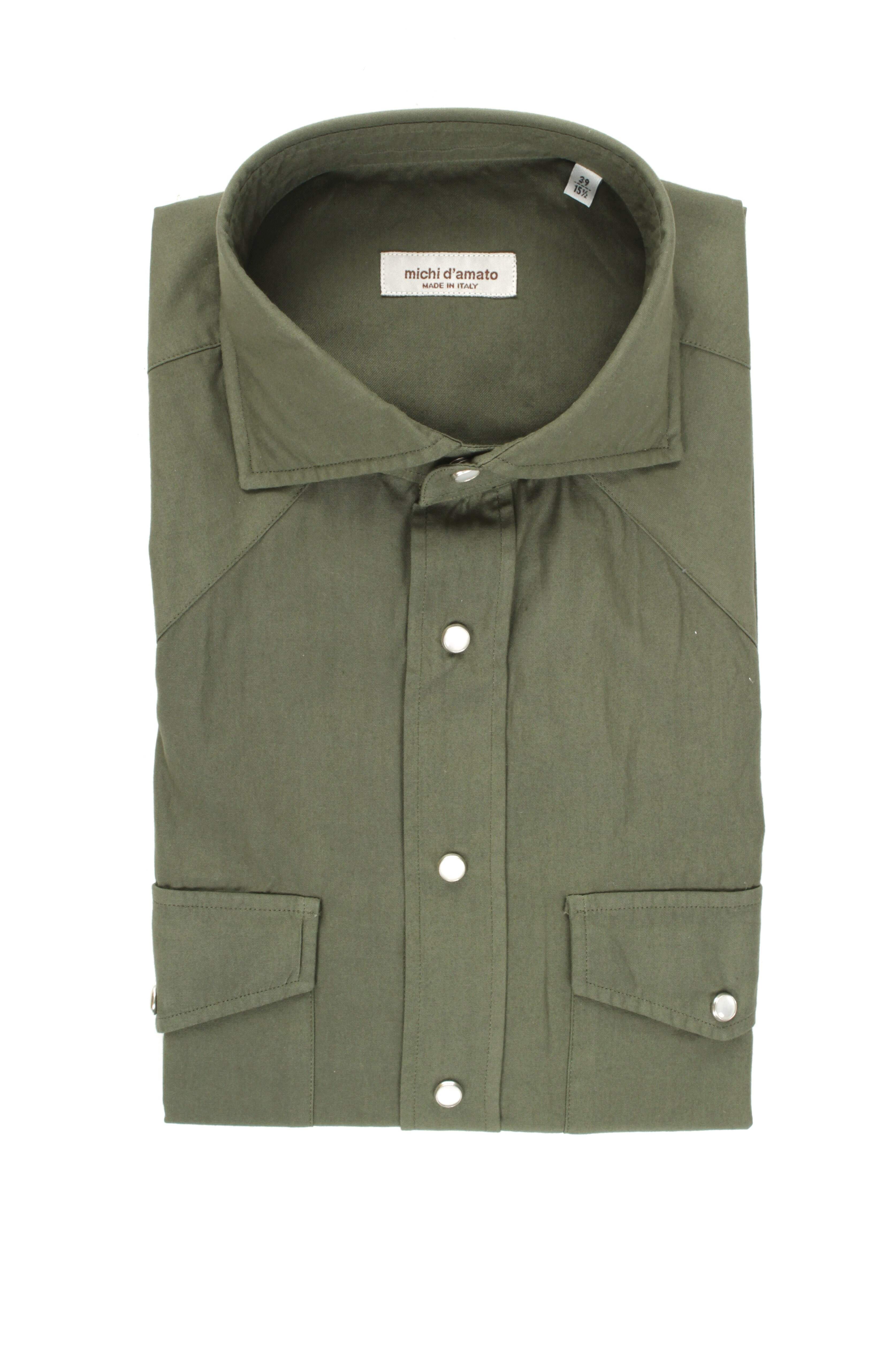 CAMICIE Verde Michi D'amato