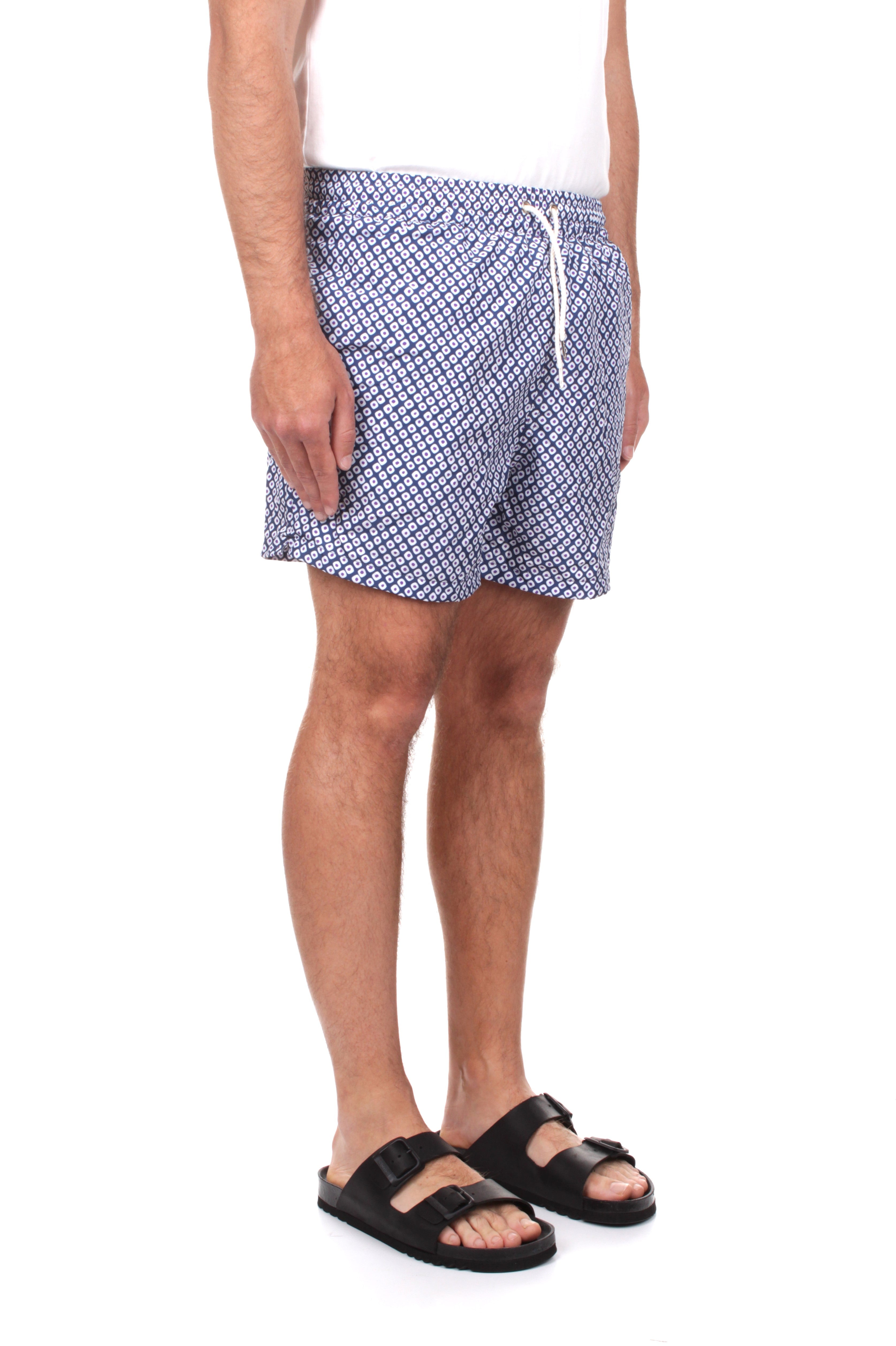 BOXER MARE Blu Sanvito
