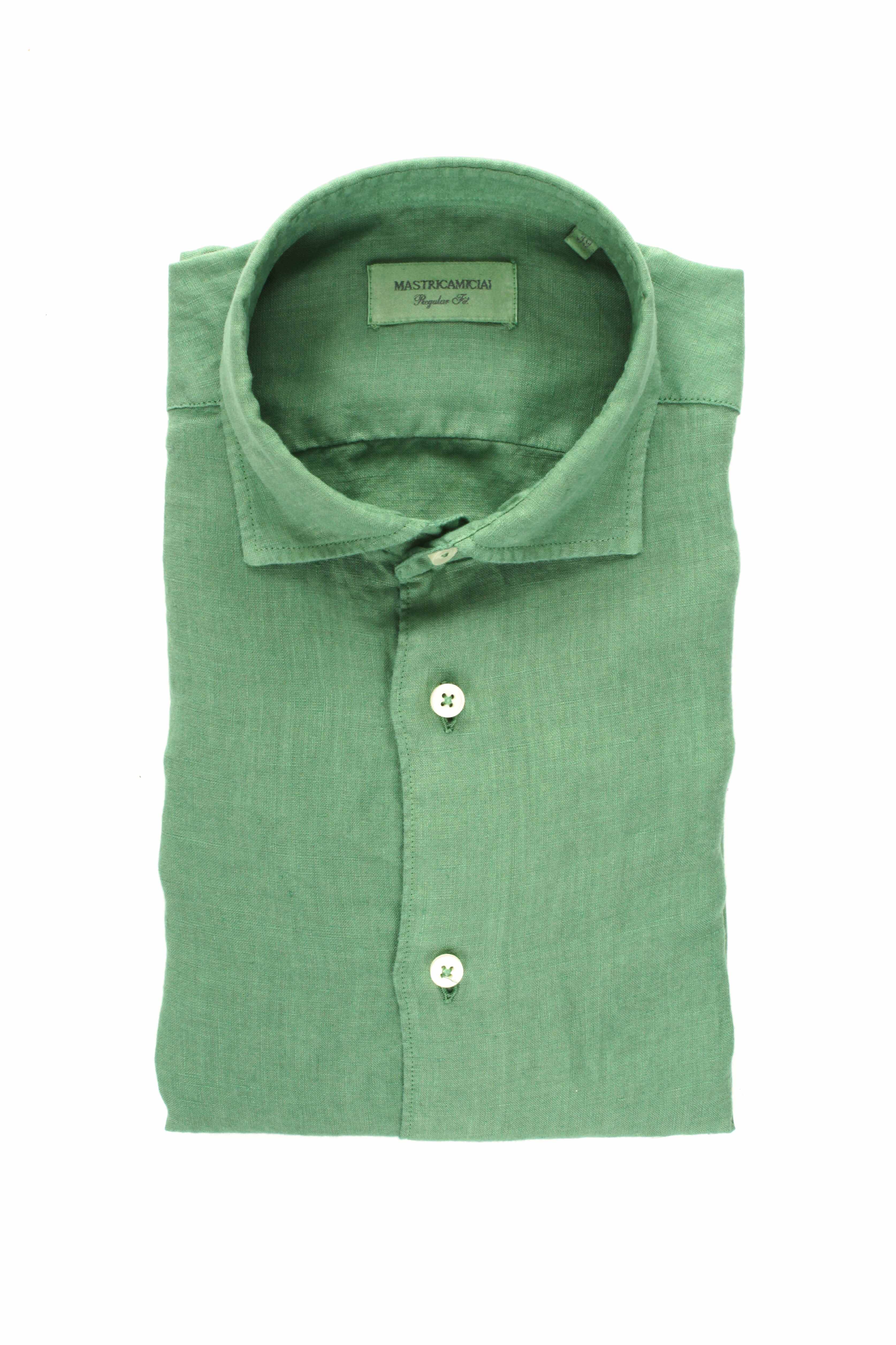 CAMICIE Verde Mastricamiciai