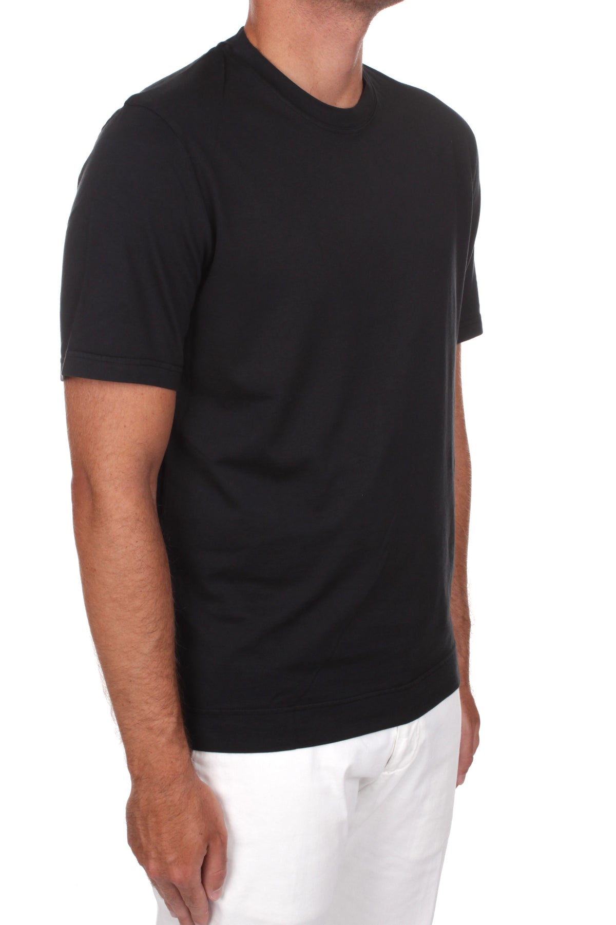 T-SHIRT Nero Fedeli Cashmere
