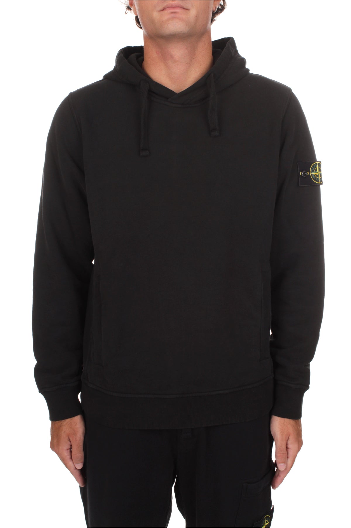 FELPE Nero Stone Island
