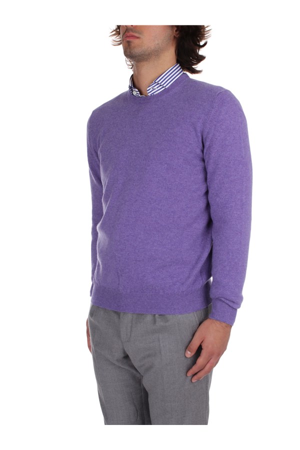 Fedeli Cashmere Crewneck sweaters Violet
