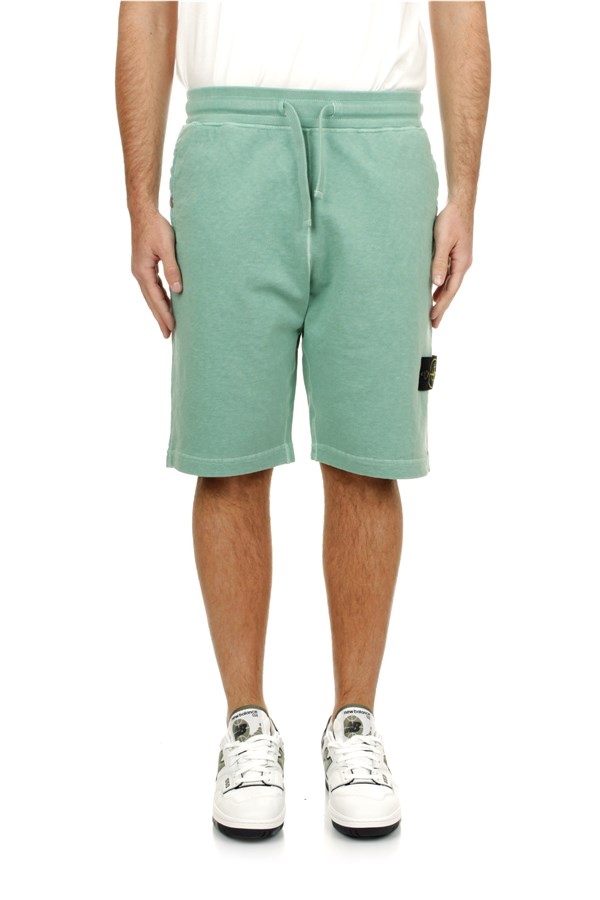 Stone Island Sweat shorts Green