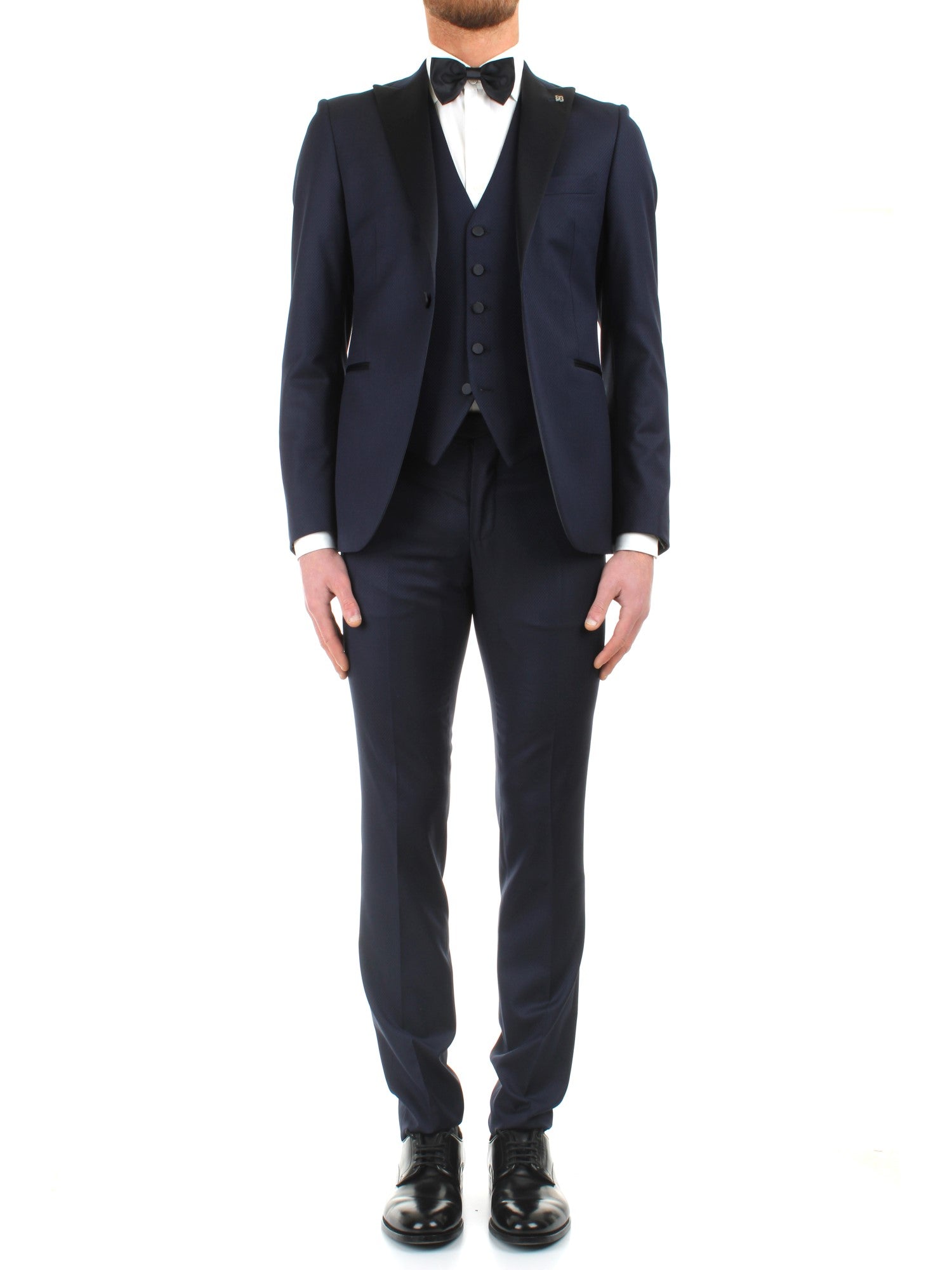 TAGLIATORE Blue bow tie