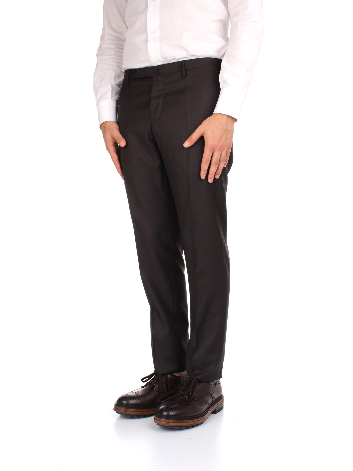 PANTALONI Marrone Incotex