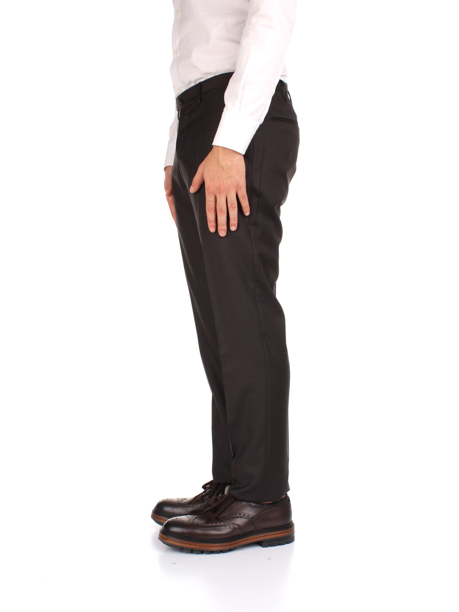 PANTALONI Marrone Incotex