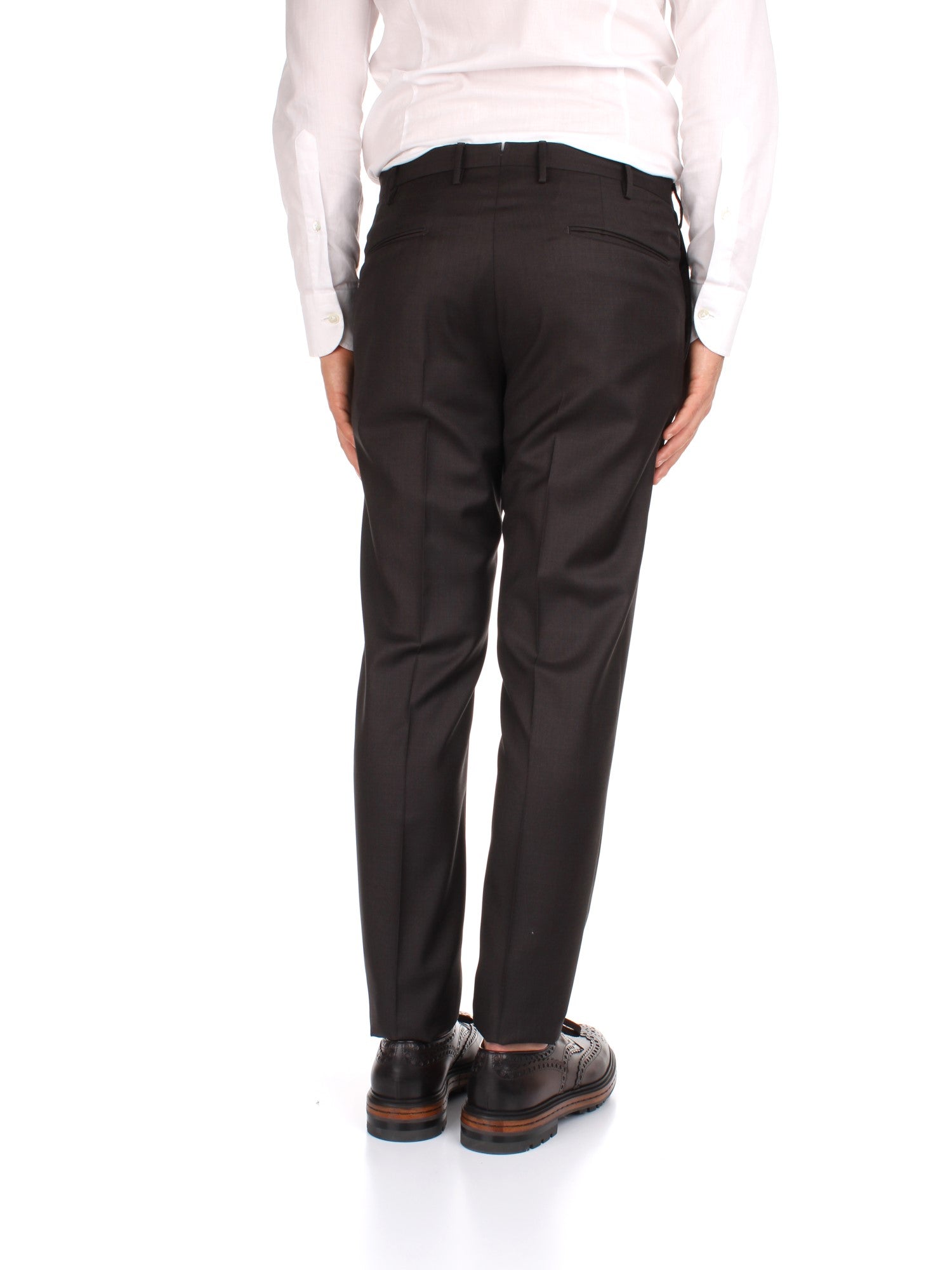 PANTALONI Marrone Incotex