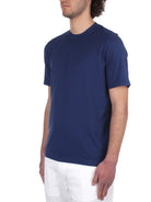 T-SHIRT Blu Fedeli Cashmere