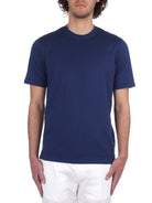 T-SHIRT Blu Fedeli Cashmere