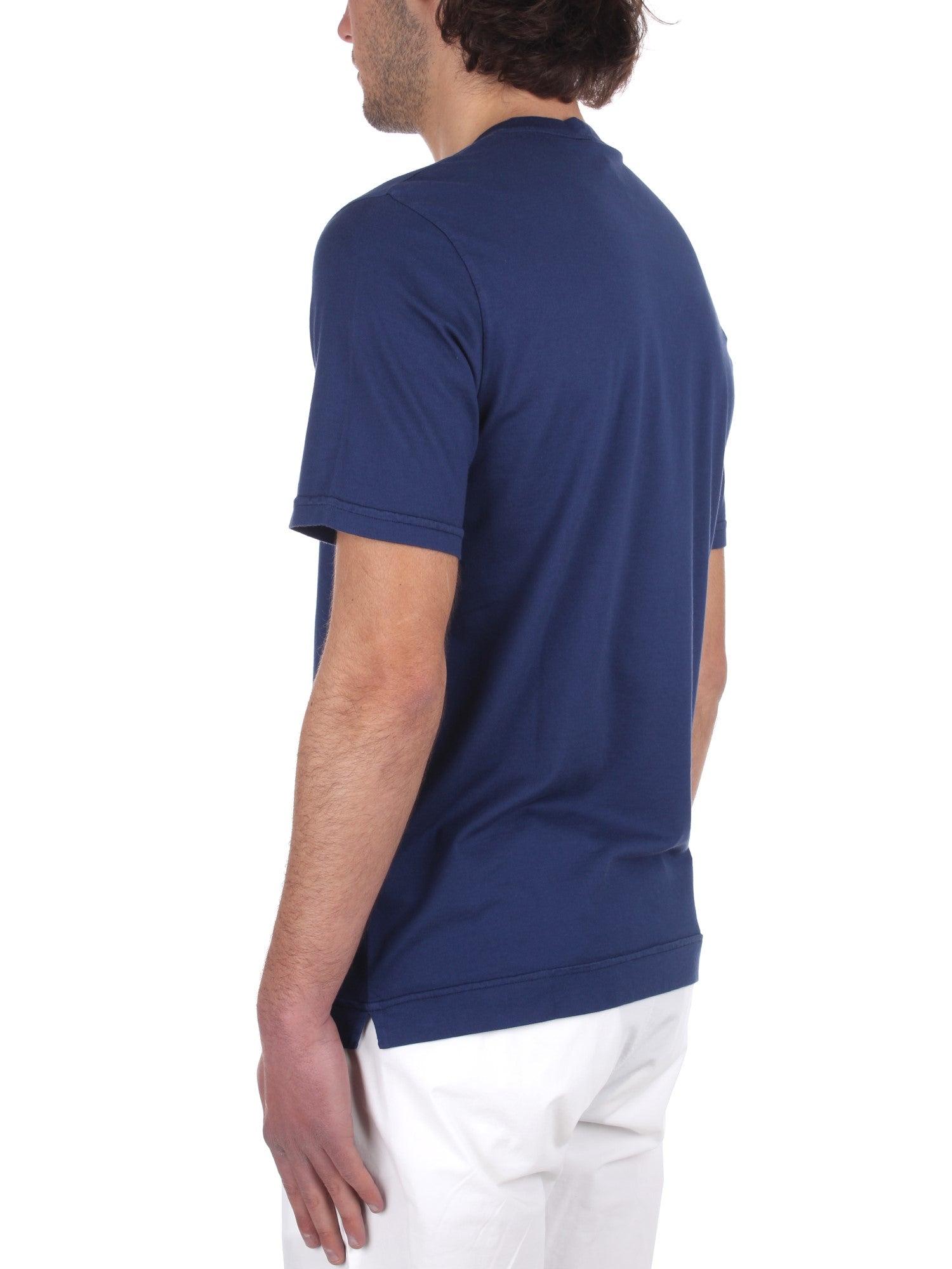 T-SHIRT Blu Fedeli Cashmere