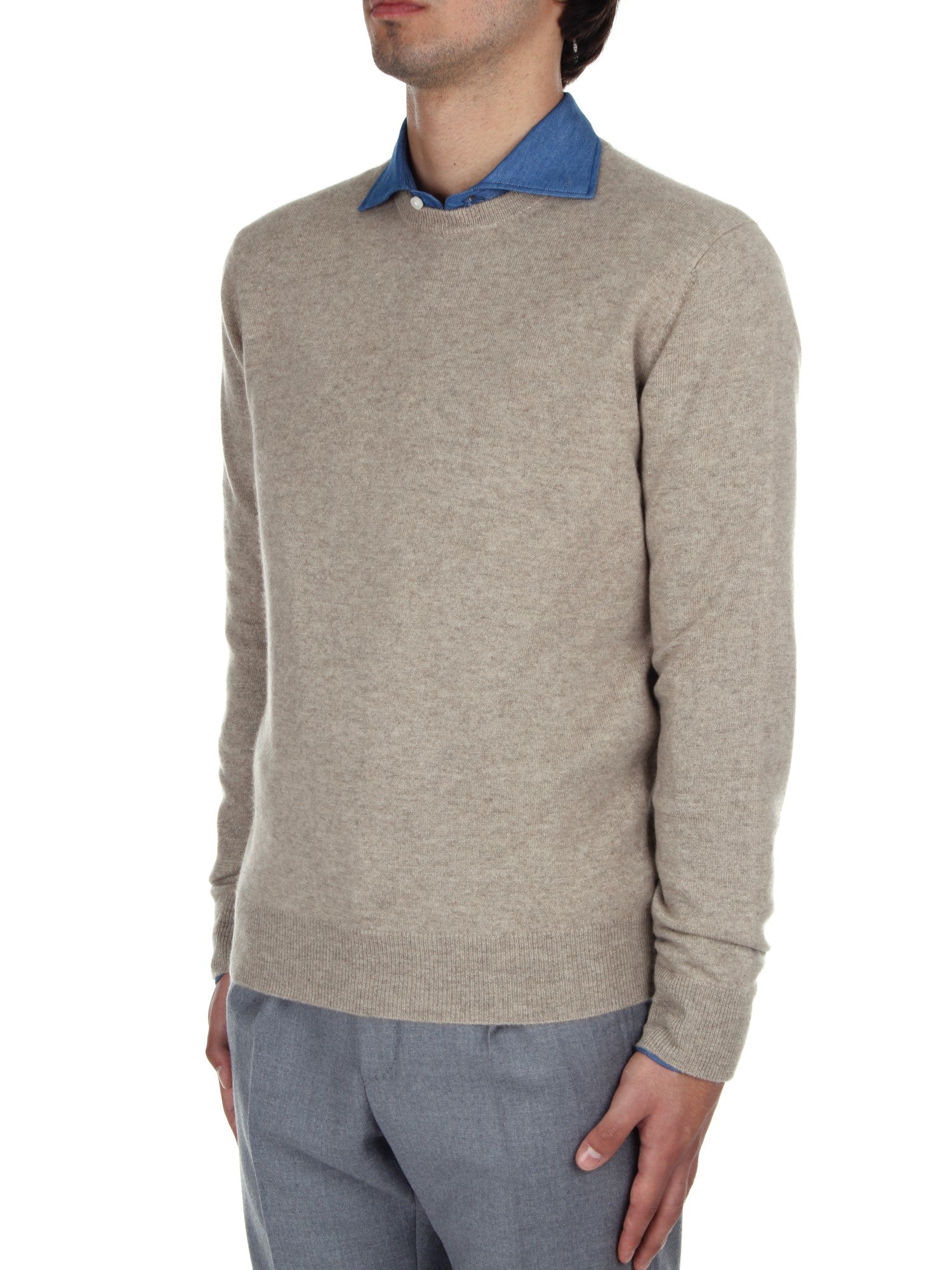 MAGLIE Beige Bramani Cashmere