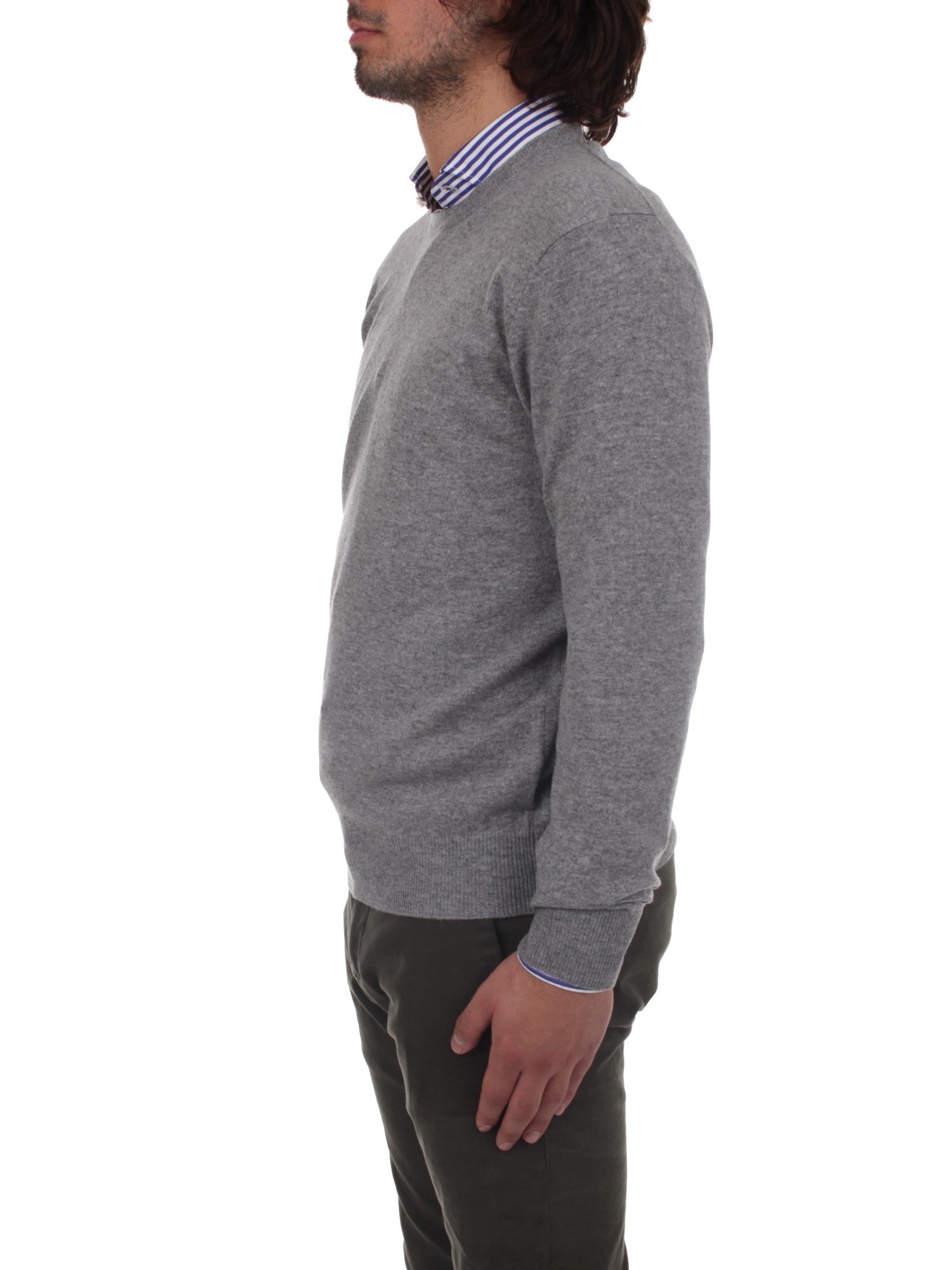 MAGLIE Grigio Bramani Cashmere