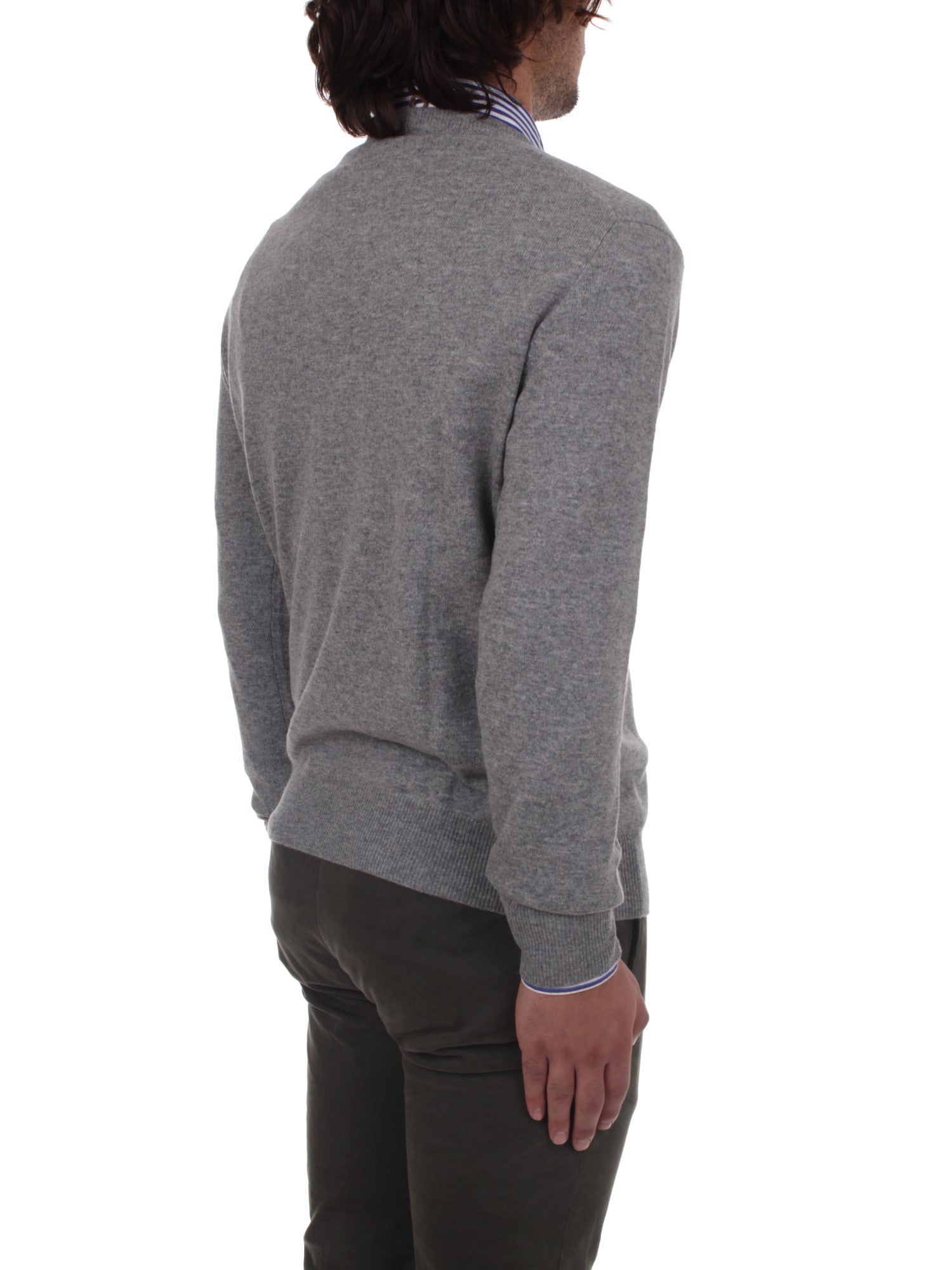 MAGLIE Grigio Bramani Cashmere