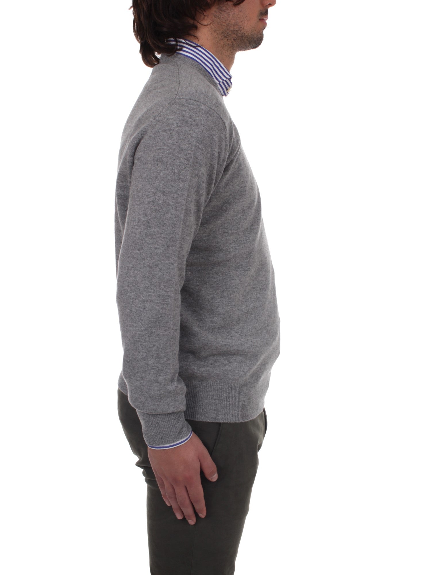 MAGLIE Grigio Bramani Cashmere
