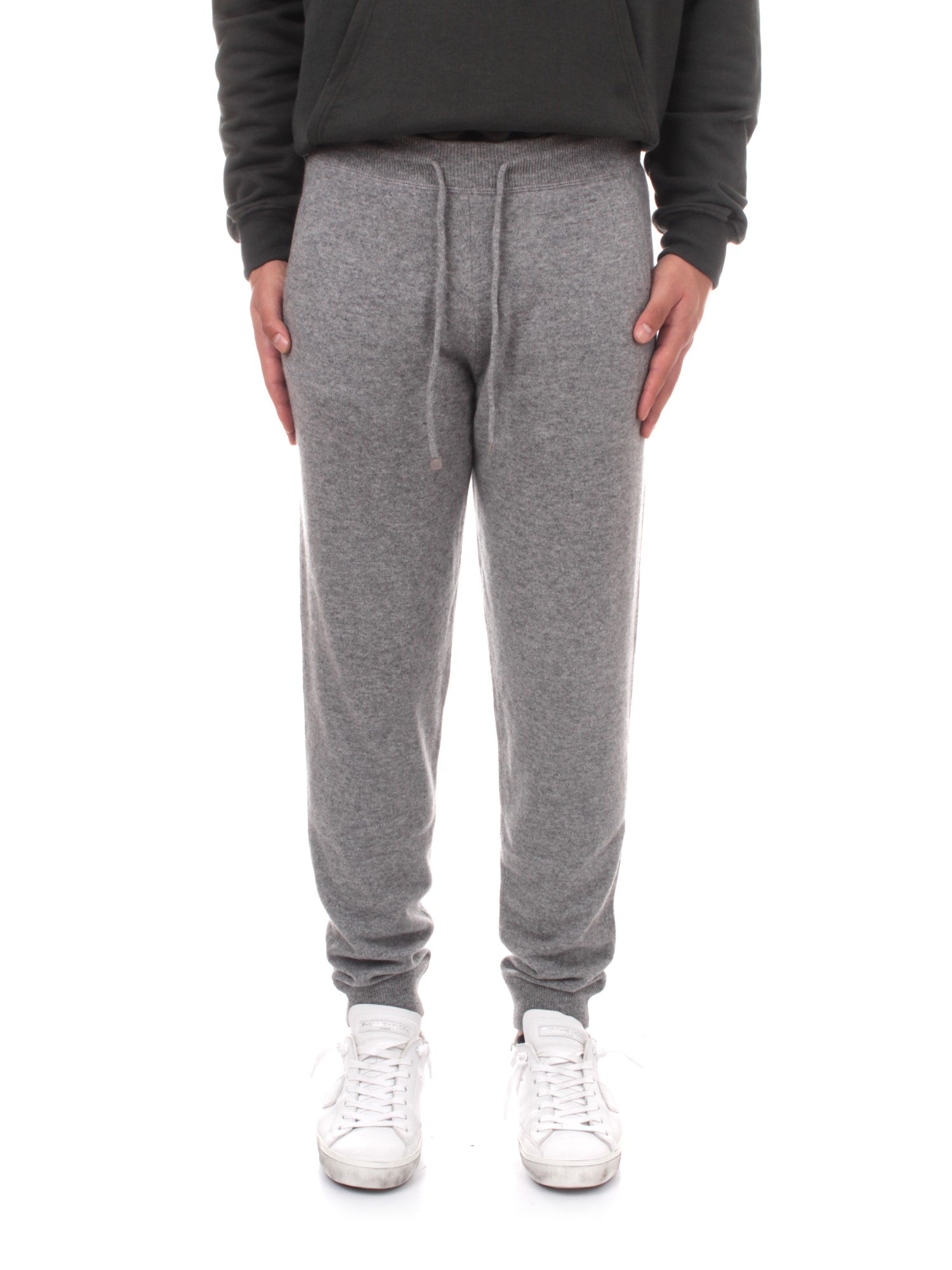 PANTALONI TUTA Grigio Bramani Cashmere