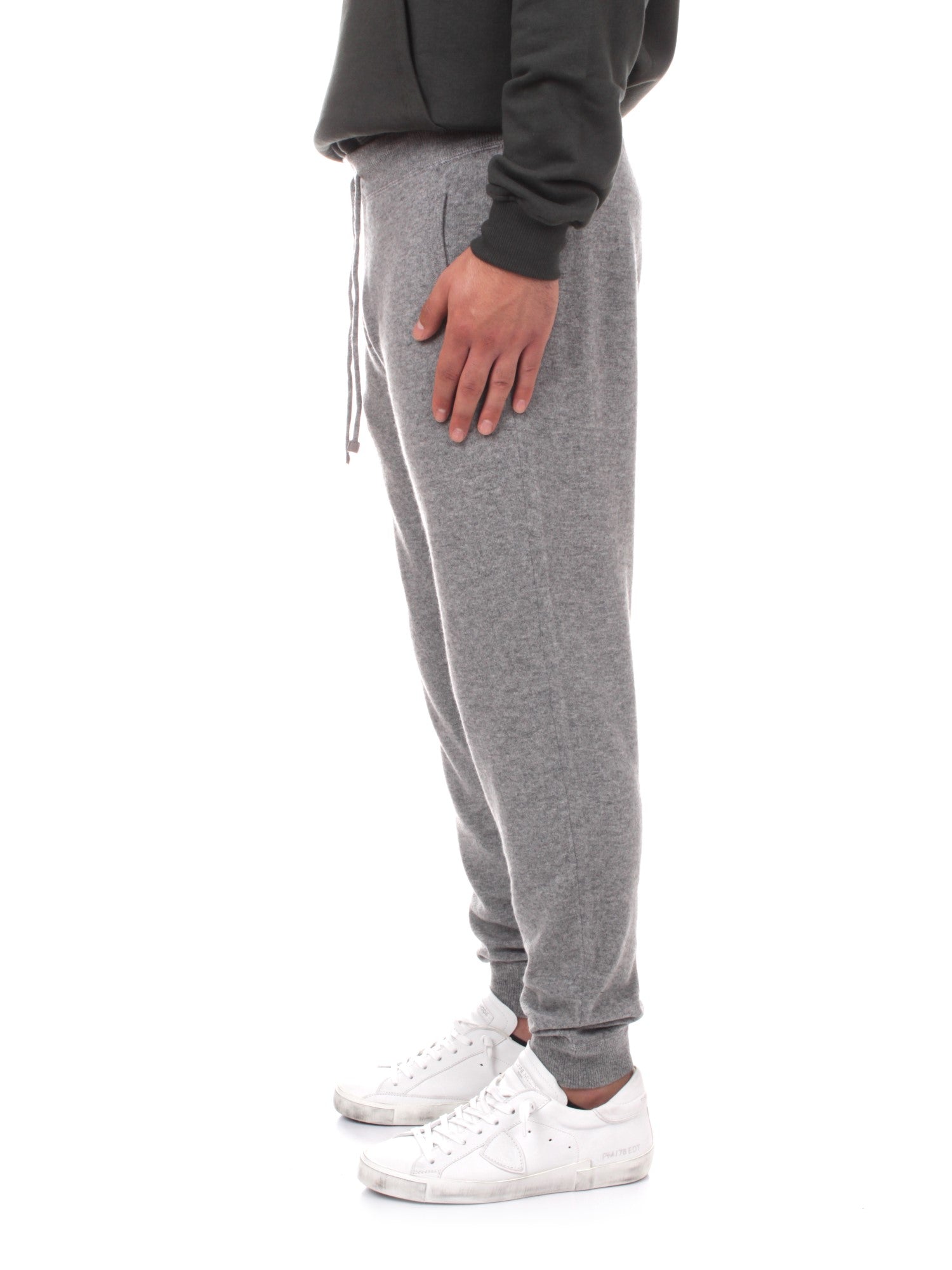 PANTALONI TUTA Grigio Bramani Cashmere